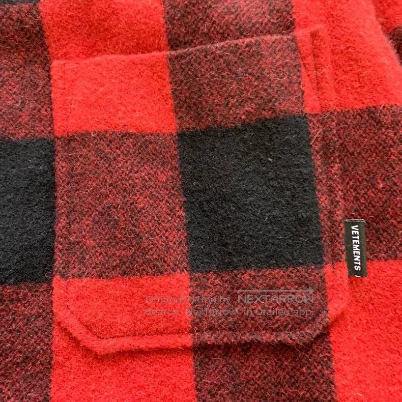 Other Vetements Red Checkered Shirt Cotton Jacket Size US S / EU 44-46 / 1 - 8 Thumbnail