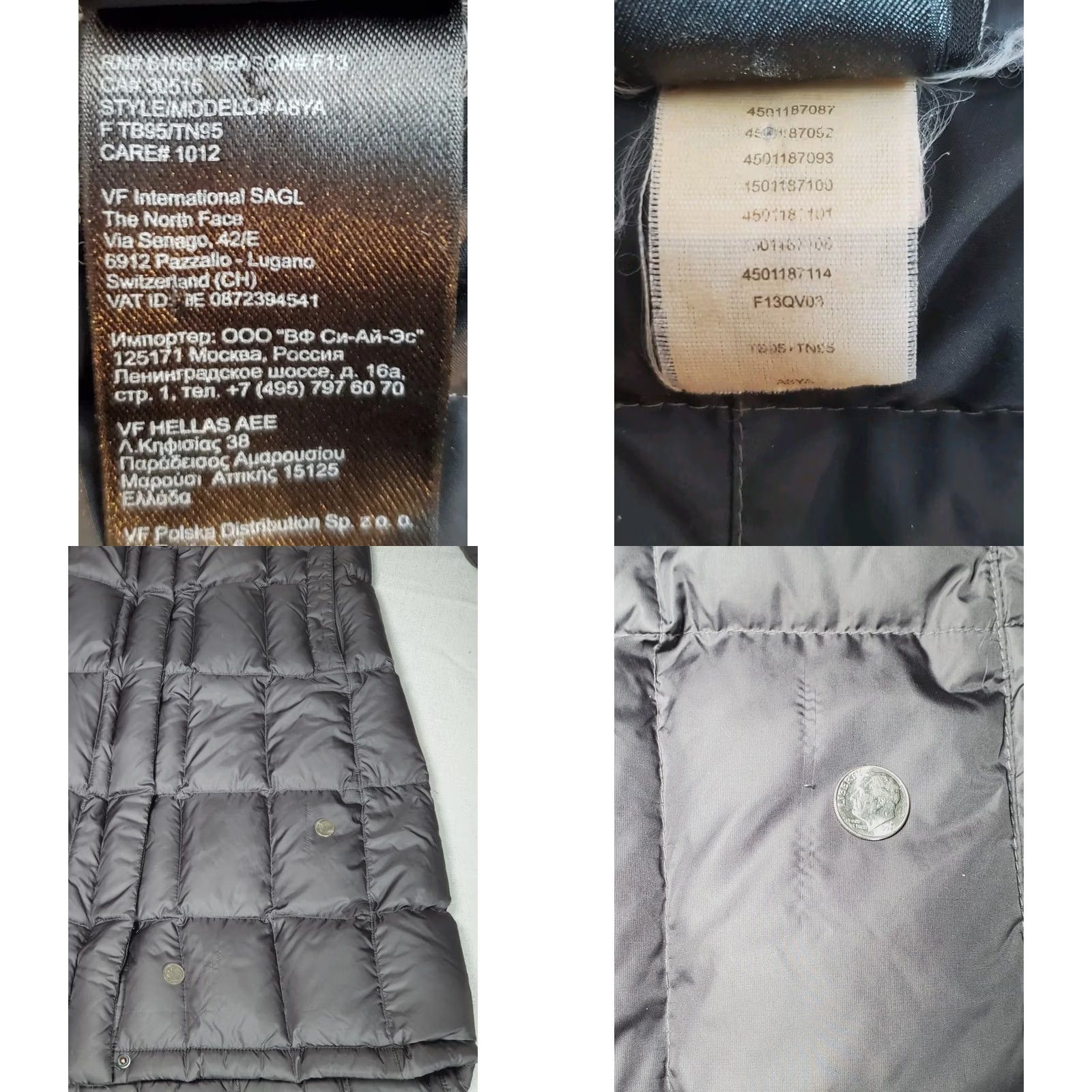The North Face The North Face Metropolis Parka 600 Down Puffer Coat Hooded Dark Gray Women's S Coat Size S / US 4 / IT 40 - 9 Thumbnail