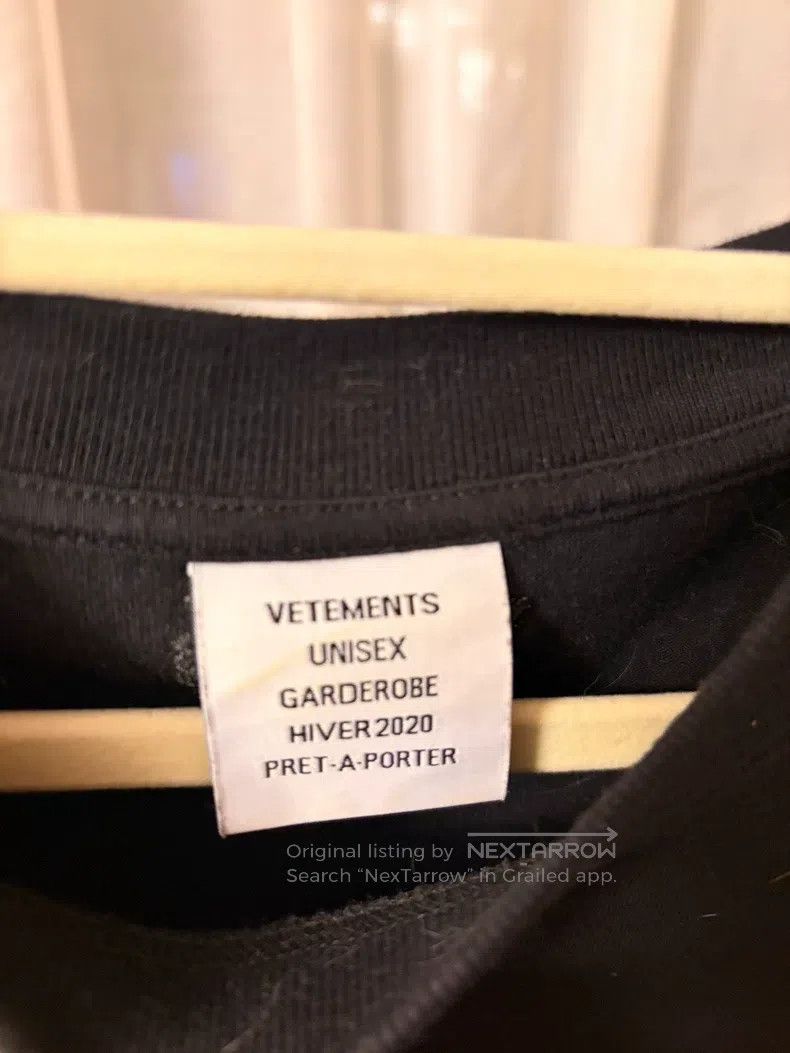 Vetements VETEMENTS T-Shirt Size US XS / EU 42 / 0 - 3 Thumbnail