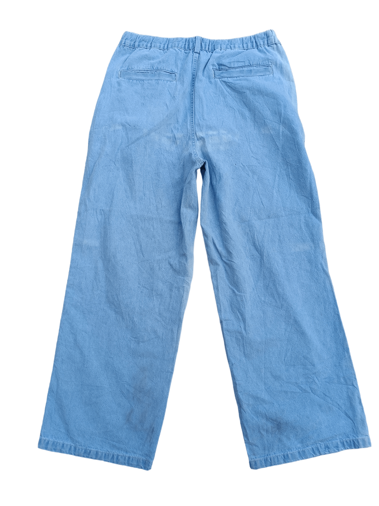 Japanese Brand Vintage Japanese Gu Baggy Style Flare Jeans 30x30 Size US 32 / EU 48 - 5 Thumbnail