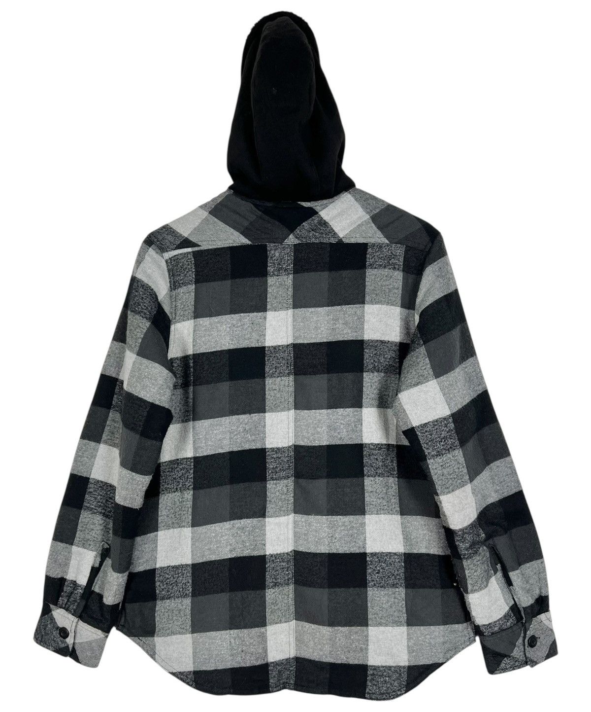 Japanese Brand Vintage MOONEYES Equipped Plaid Flannel Jacket Size US M / EU 48-50 / 2 - 2 Thumbnail