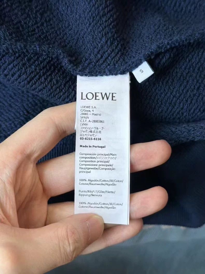 Loewe LOEWE Embroidered logo hoodie Size S / US 4 / IT 40 - 3 Thumbnail