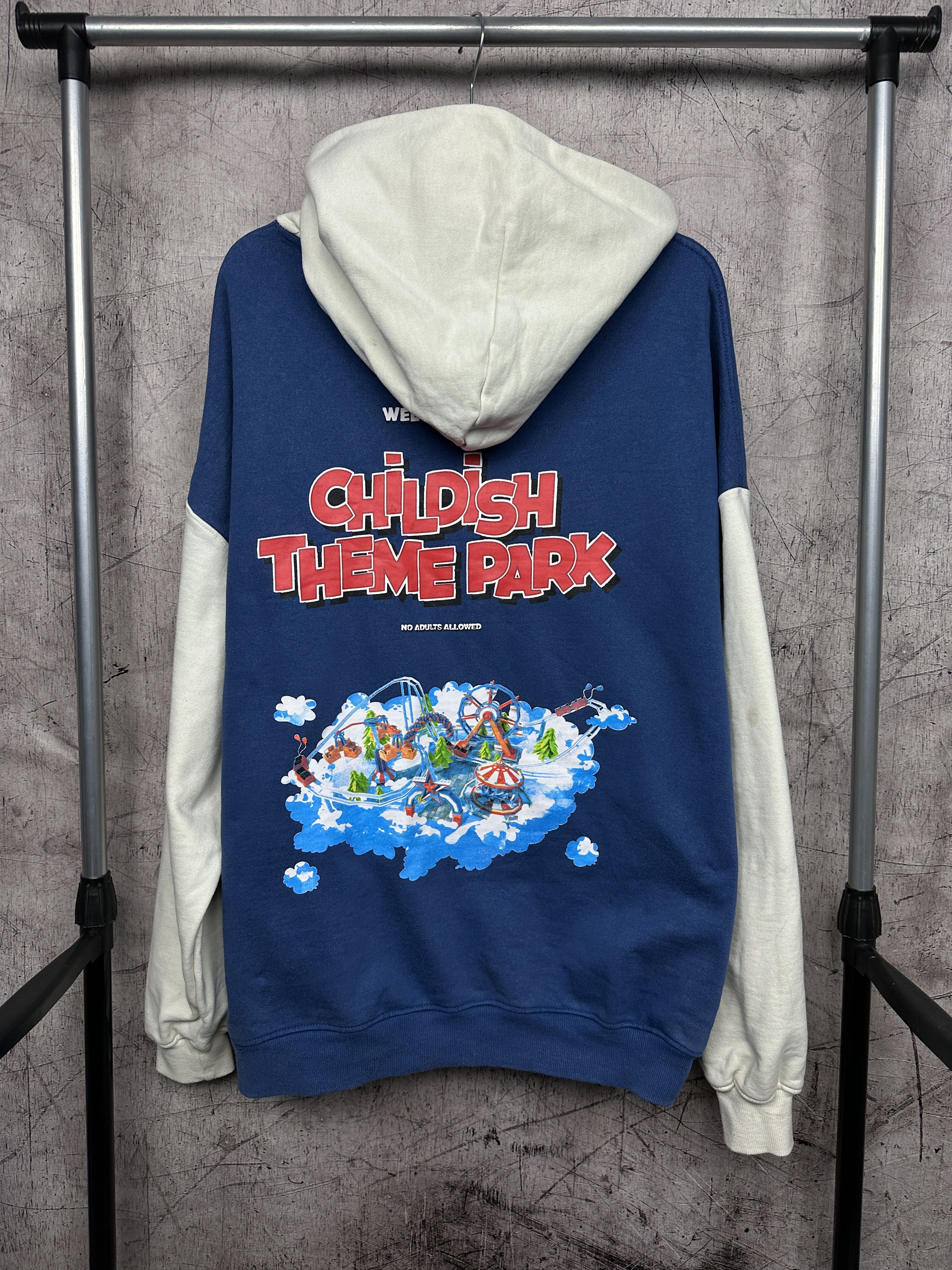 Japanese Brand Childish Theme Park Vintage Mens Big Logo Hoodie Size US XL / EU 56 / 4 - 7 Thumbnail