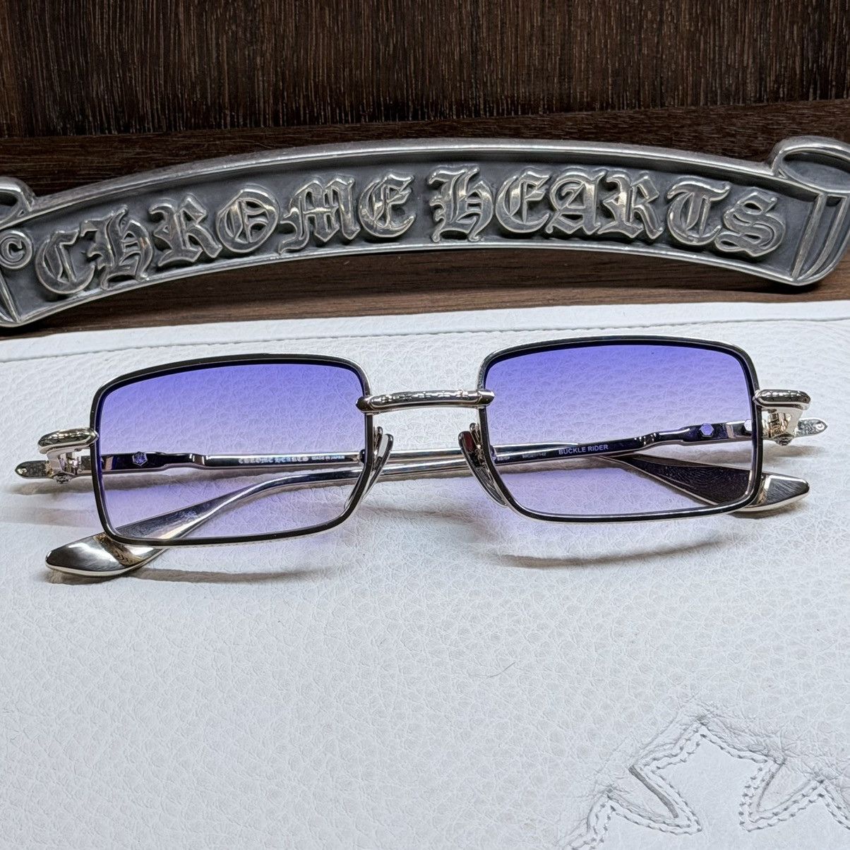 Chrome Hearts Chrome Hearts Buckle Rider 1/1 Sunglasses Size ONE SIZE - 1 Thumbnail