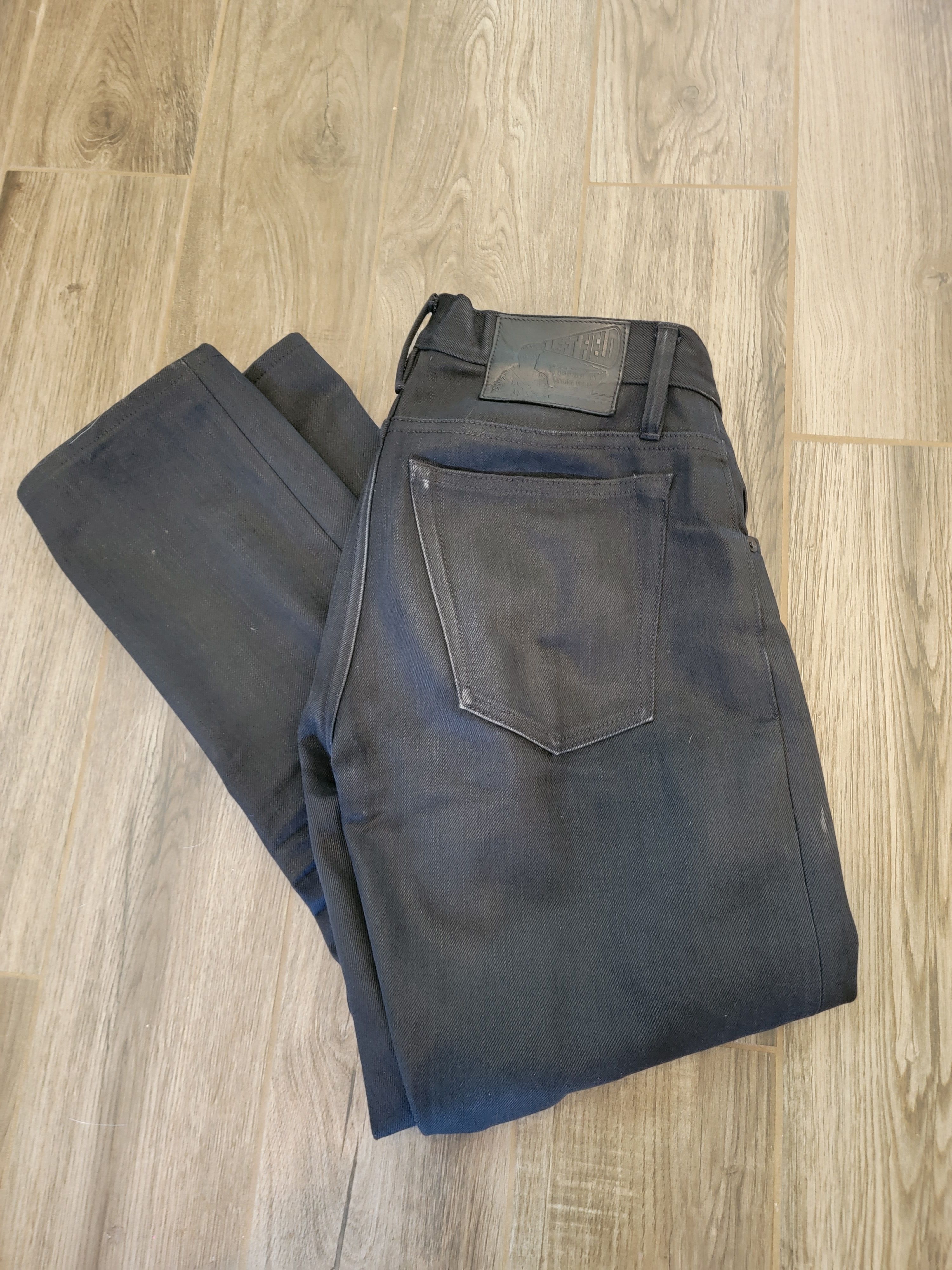 Left Field NYC Atlas 15 oz Black Maria Denim 32