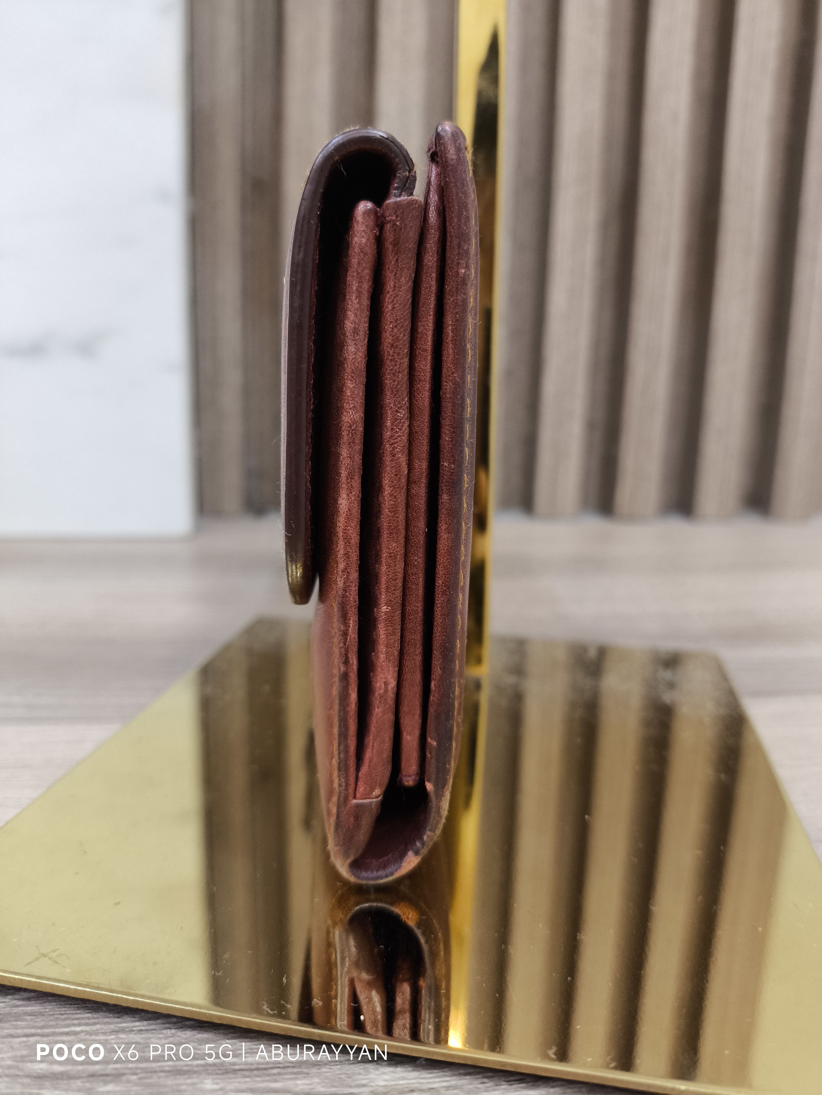 Dior Christian Dior Red Leather Vintage Gaucho Saddle Wallet Size ONE SIZE - 2 Thumbnail