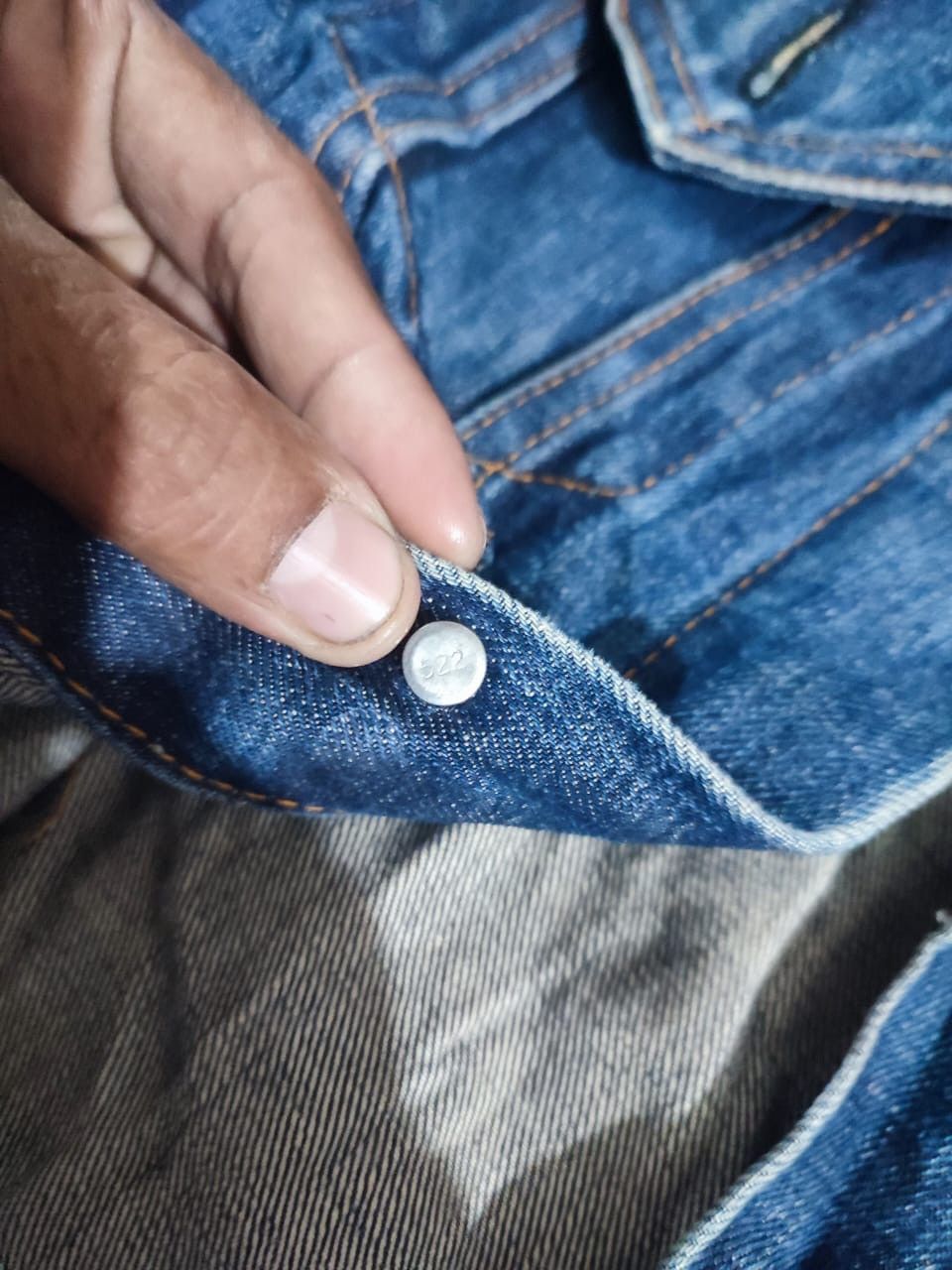Levi's Vintage Clothing Vintage Levi’s 522 Women Denim Jacket big E | Made in USA Size ONE SIZE - 4 Thumbnail