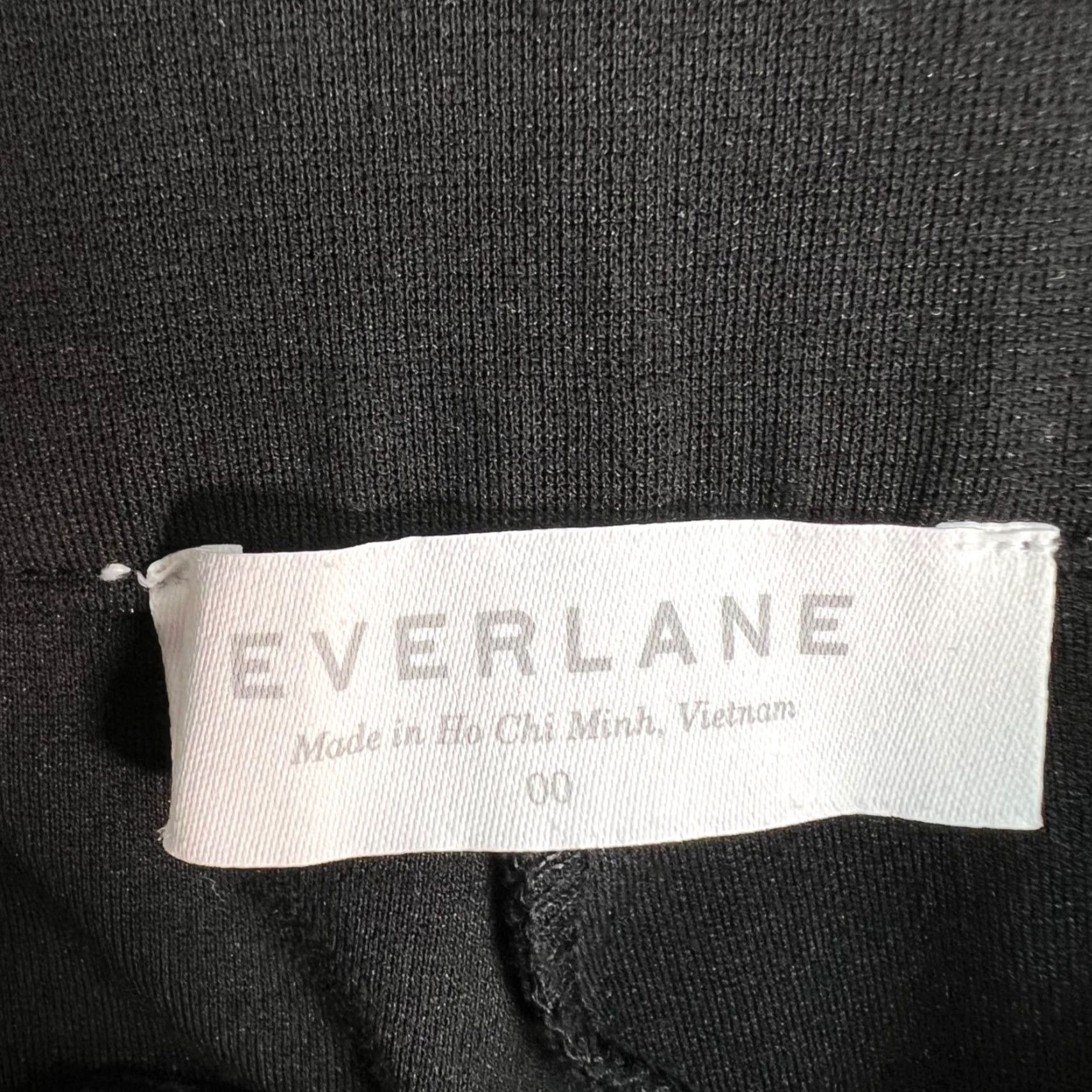 Everlane Everlane Womens Size 00 Black Skinny Pants With Side Zipper Closure Size 24" / US 00 / IT 34 - 3 Thumbnail