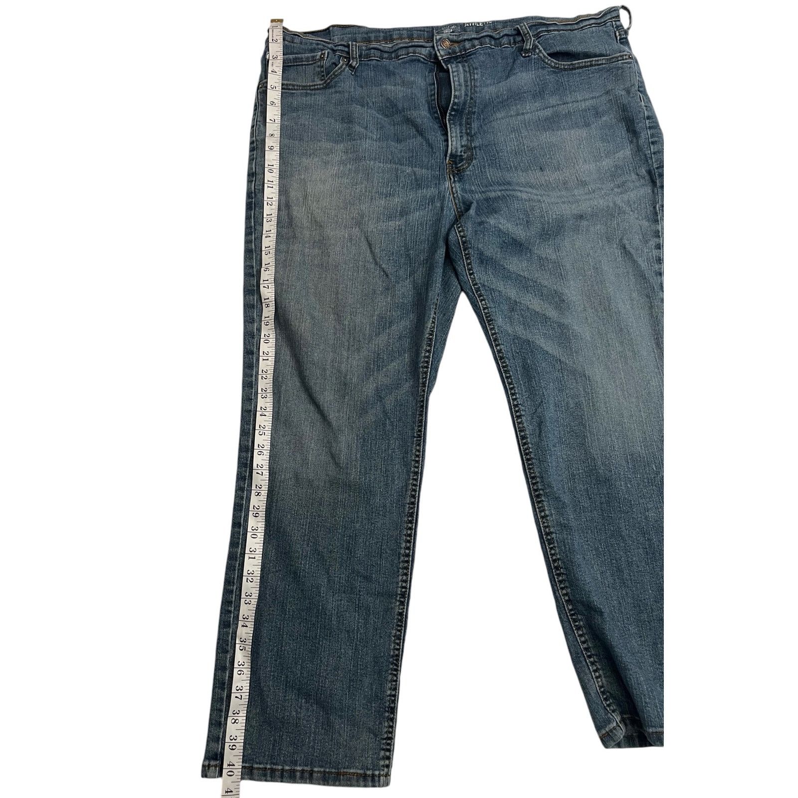 Levi's Signature Levi Strauss Men’s Athletic Fit Jeans 44x30 Blue Size US 44 / EU 60 - 12 Thumbnail