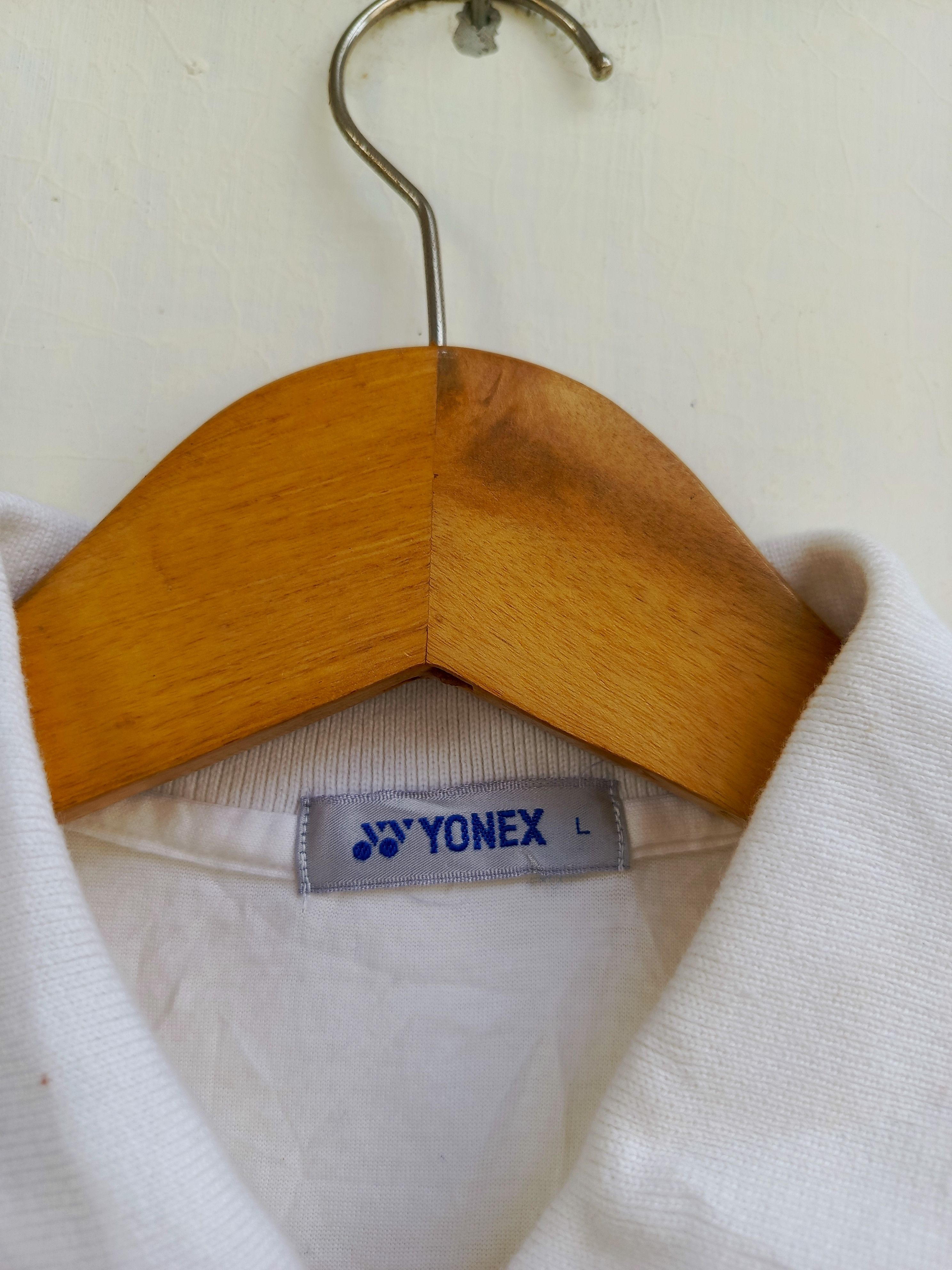 Japanese Brand Yonex Vintage Style Tennis Polo White Casual Size US L / EU 52-54 / 3 - 4 Thumbnail