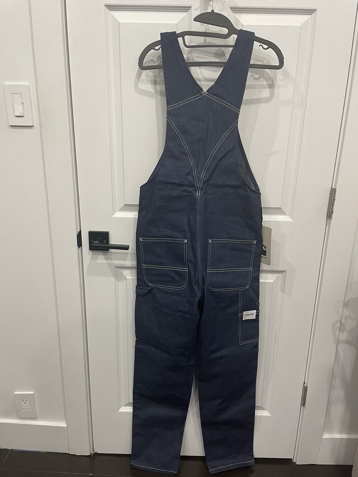 Carhartt Wip Bib Overall - Denim | Blue (rigid) Size US 26 / EU 42 - 4 Thumbnail
