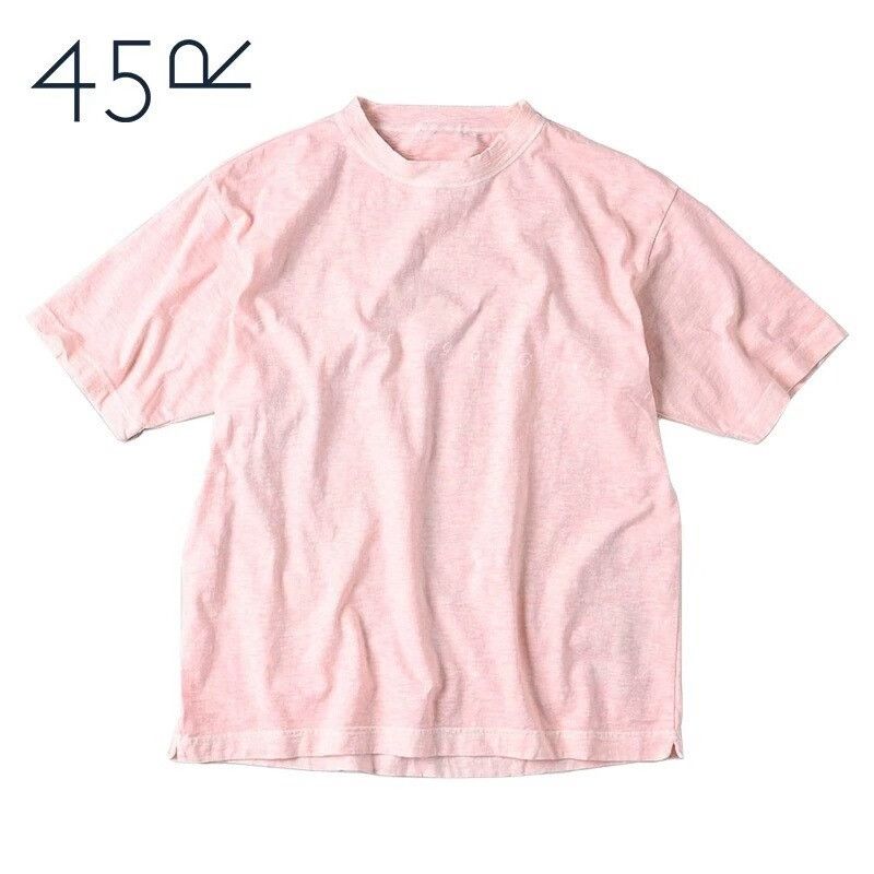 45rpm 45R Sakura Pink Cotton T-Shirt Size XL / US 12-14 / IT 48-50 - 1 Thumbnail