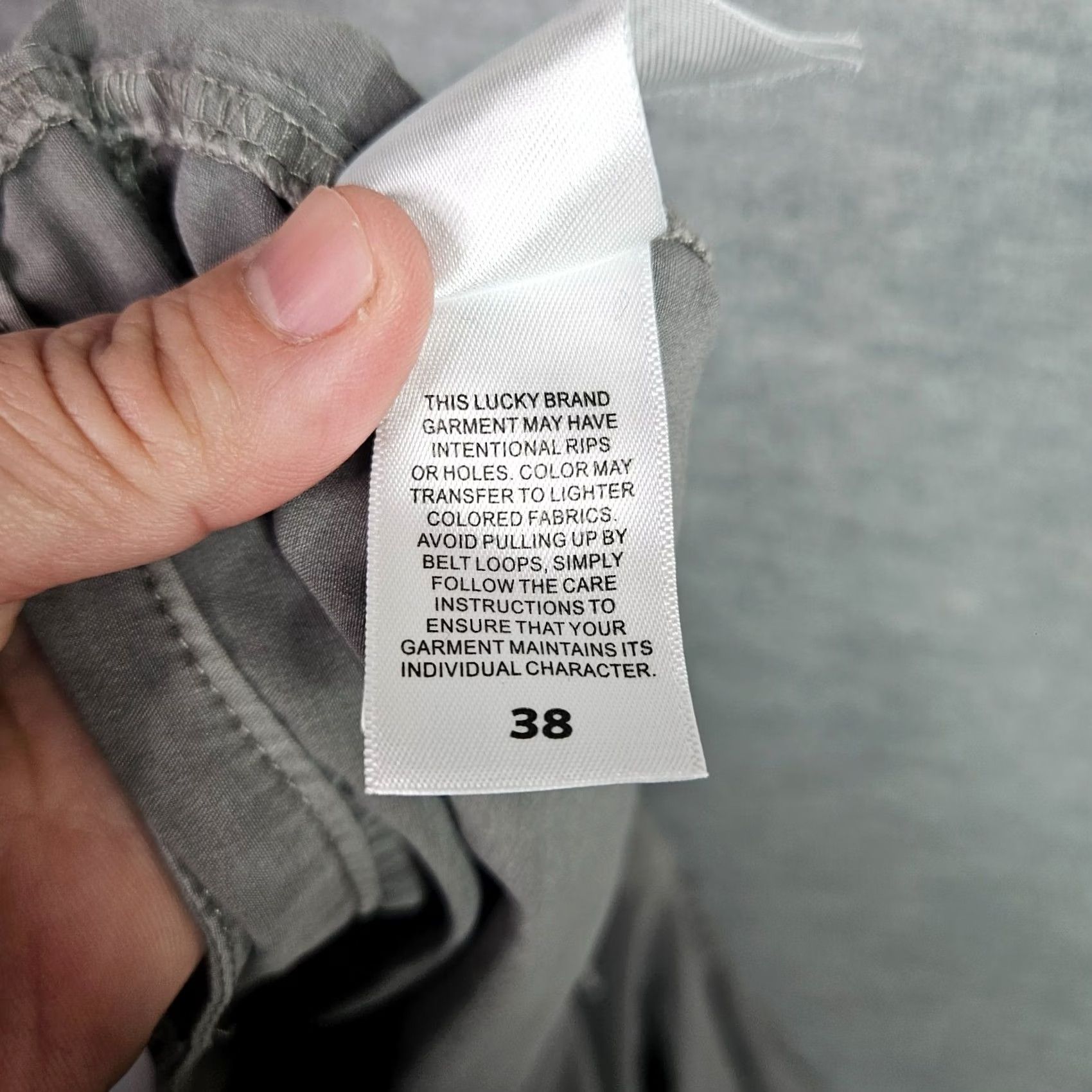 Lucky Brand Lucky Brand Men Chino Shorts Gray Casual Flat Front Size 38 Size US 38 / EU 54 - 7 Thumbnail