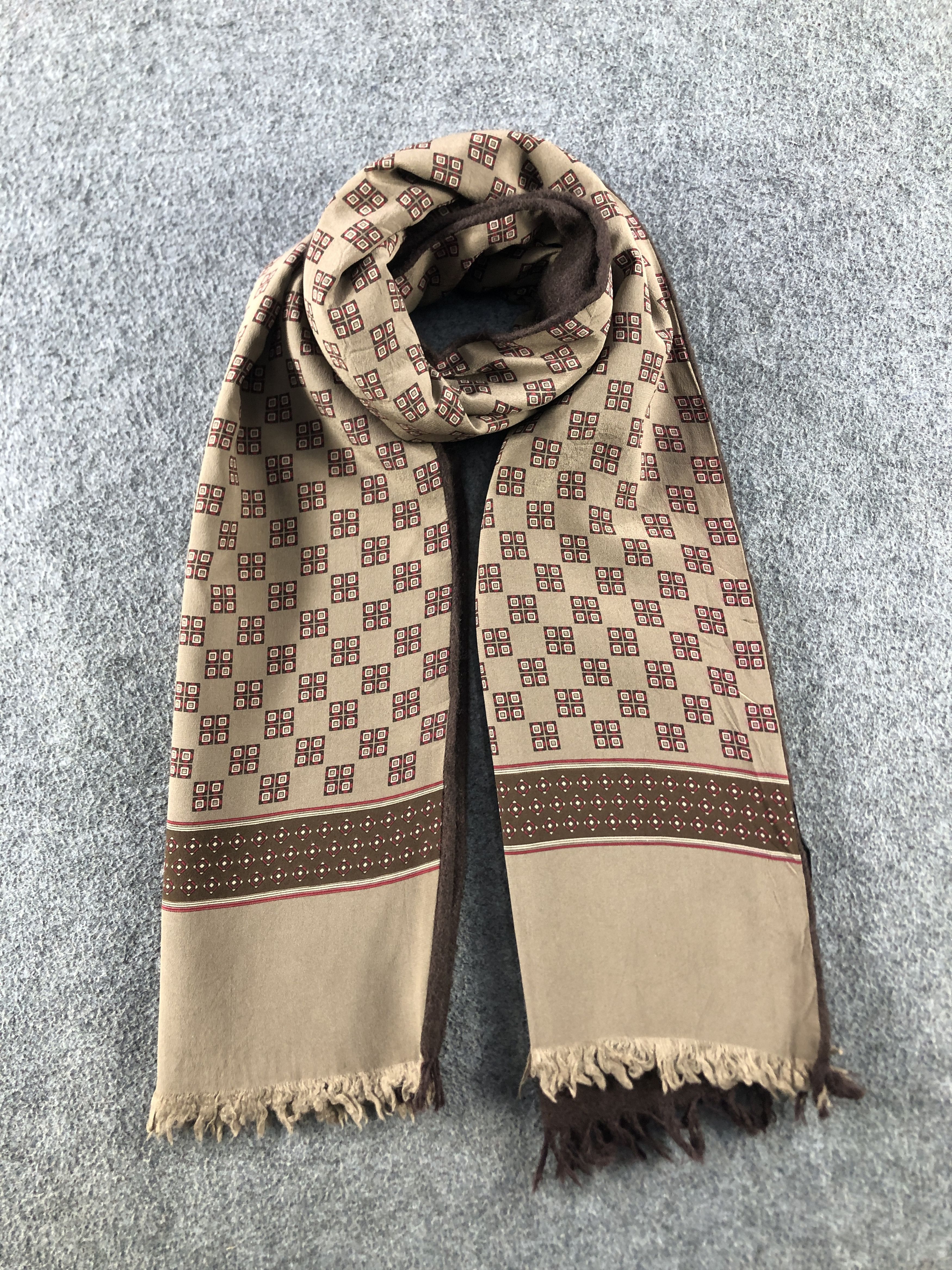 Lanvin Lanvin Silk Wool Scarf / Muffler / Neckwear P706 Size ONE SIZE - 1 Thumbnail