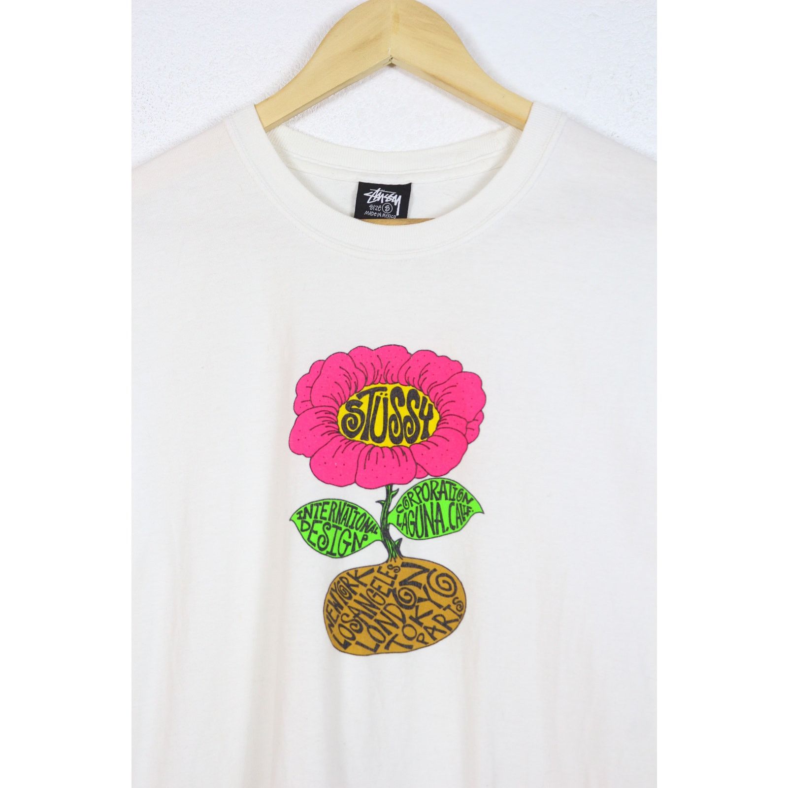 Stussy Stussy SunFlower Printed Logo T-shirt Tee Size US S / EU 44-46 / 1 - 2 Thumbnail