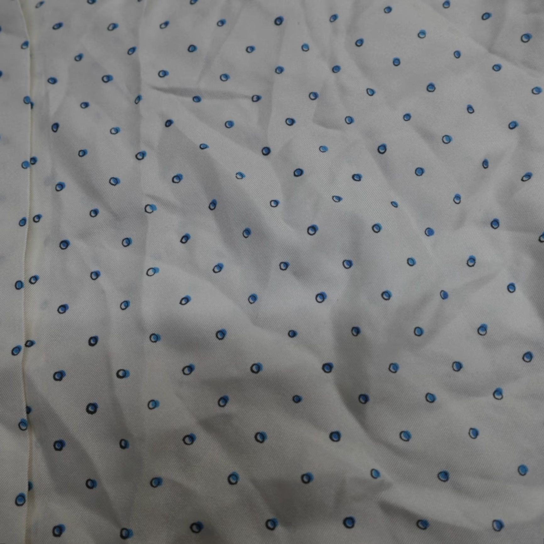 Theory Theory Womens Shirt Medium Ivory Polka Dot Silk Blouse Size M / US 6-8 / IT 42-44 - 2 Thumbnail