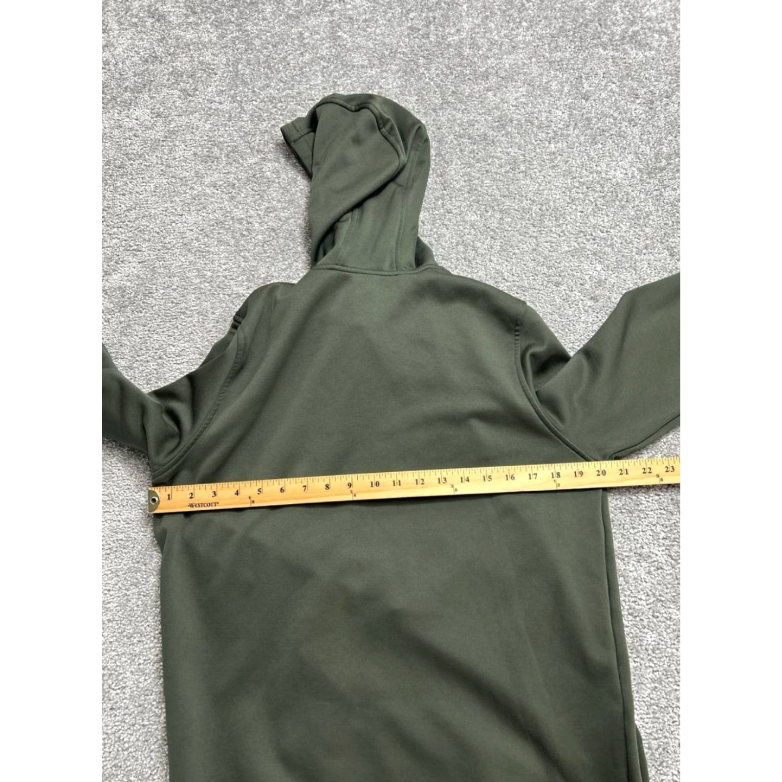 Under Armour Under Armour Coldgear Hoodie Mens Medium Green Fleece Lined Loose Fit Logo Print Size US M / EU 48-50 / 2 - 4 Thumbnail