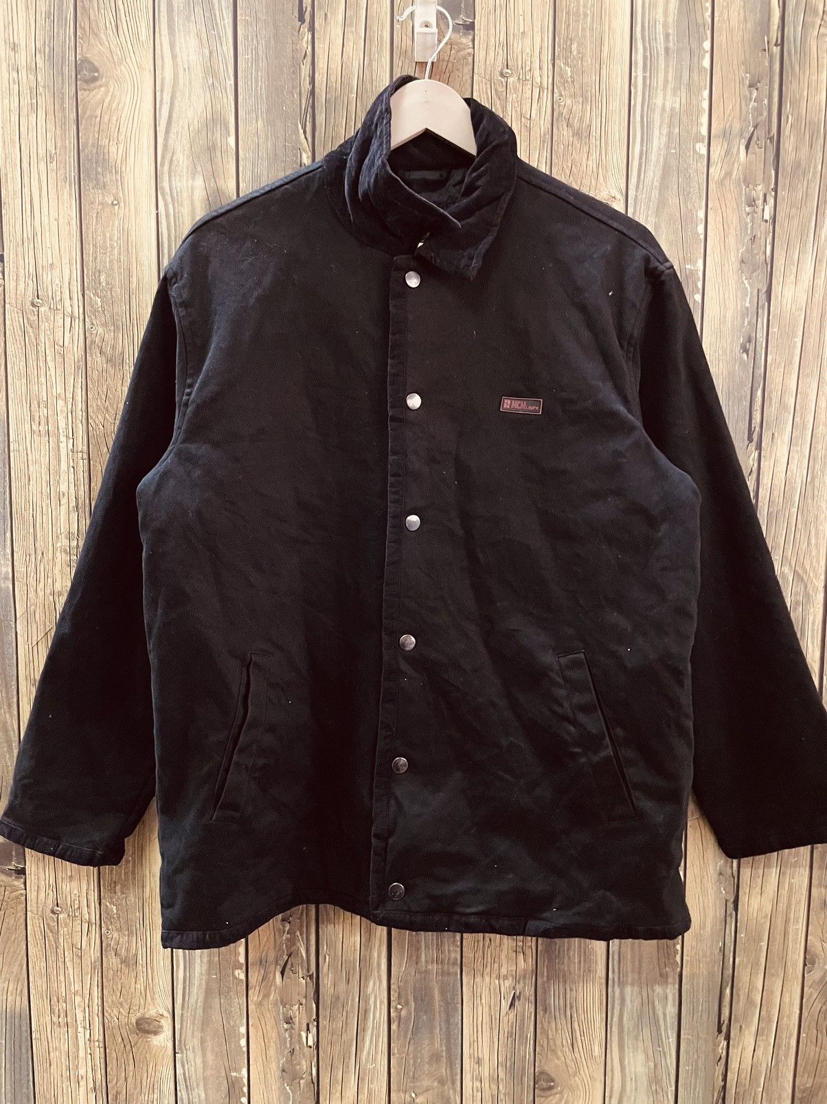 MCM × Vintage Vintage MCM Legere Black Light Jacket Size M / US 6-8 / IT 42-44 - 1 Thumbnail