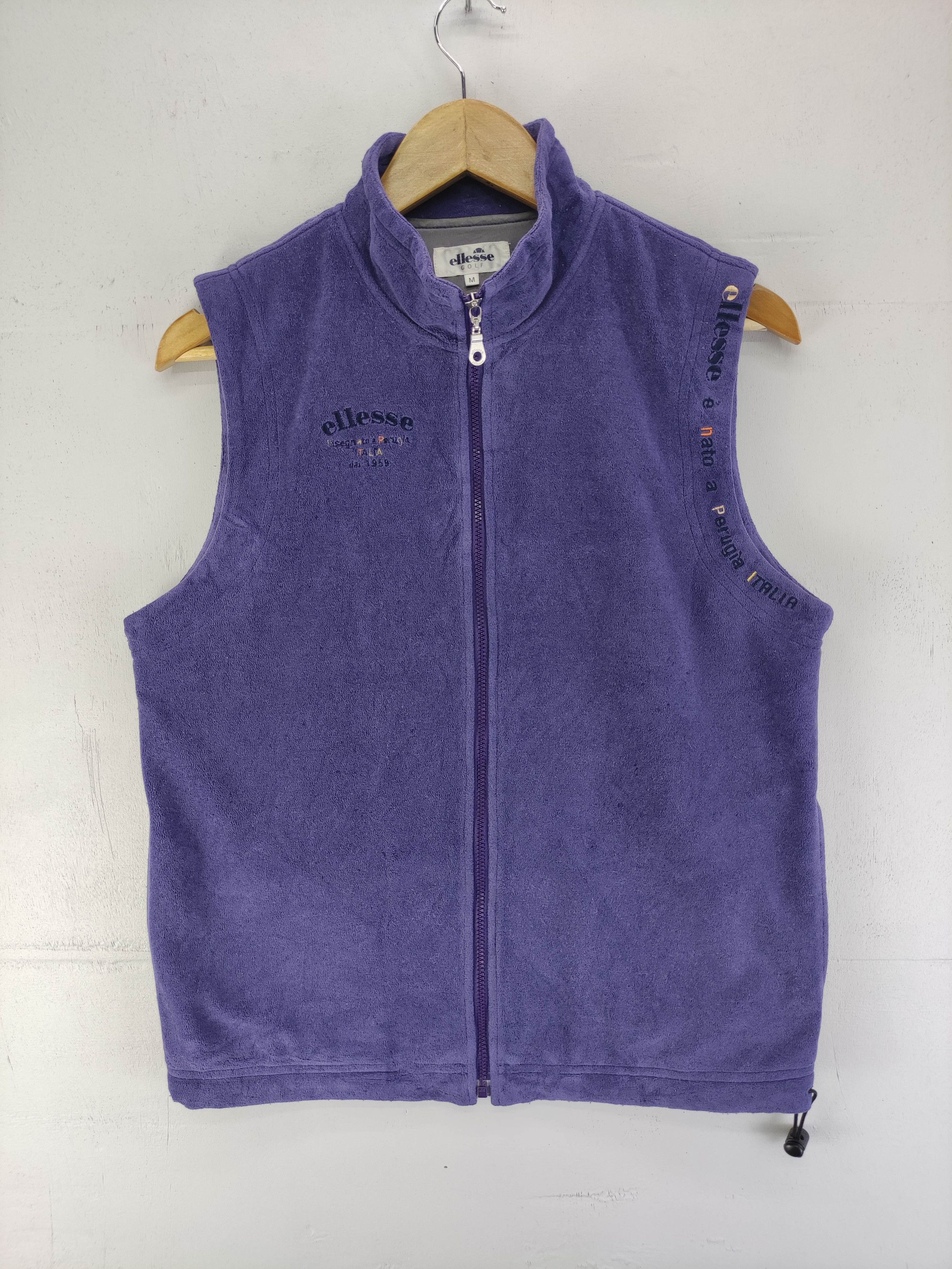 Ellesse Vintage Ellesse Fleece Vest Zipper Size US M / EU 48-50 / 2 - 1 Thumbnail