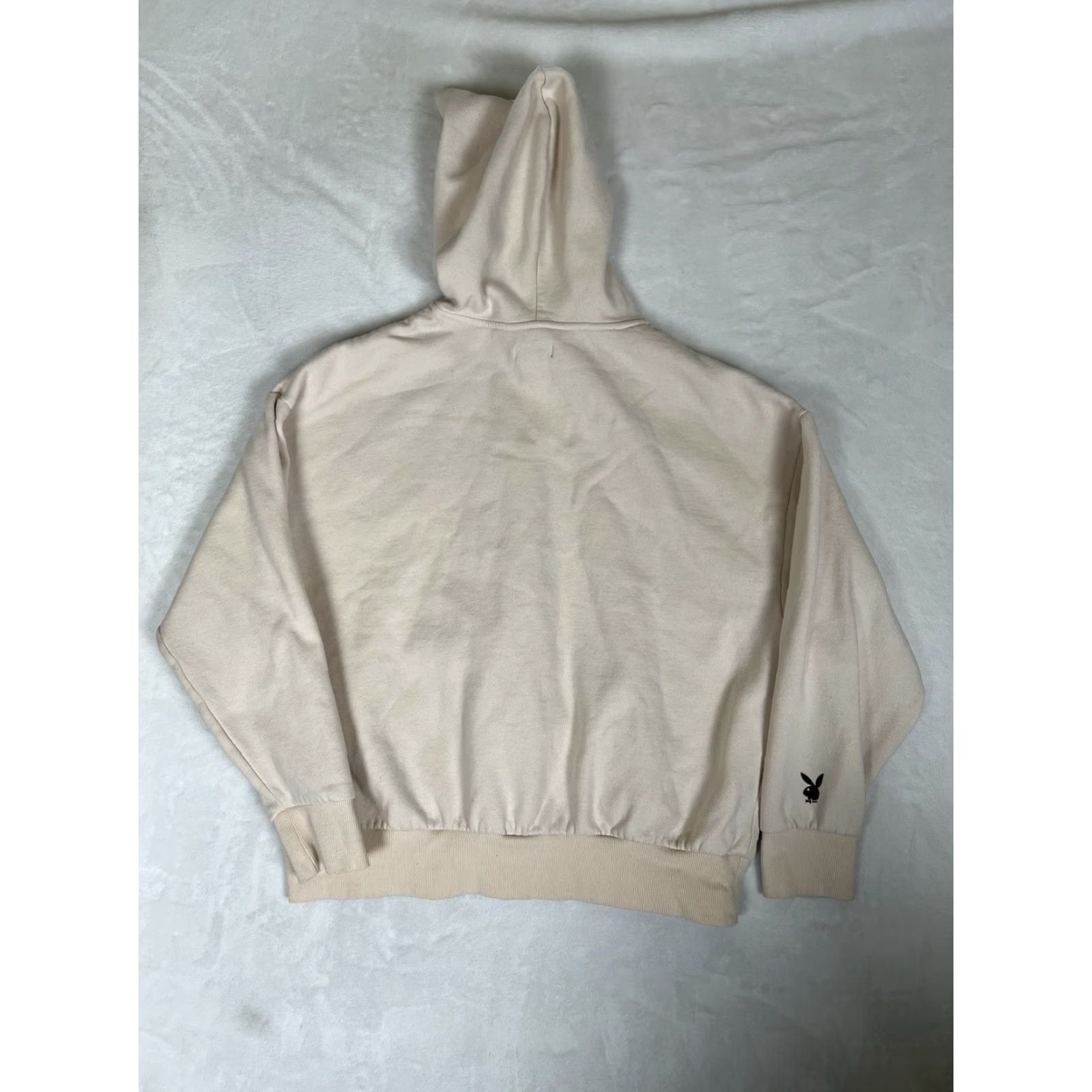 Pacsun VINTAGE Play Boy X Pac Sun Hoodie Sweatshirt Size Medium Beige 2020 Pullover Mens Boys Hooded Graphic Print Pockets 90s Size US M / EU 48-50 / 2 - 7 Thumbnail