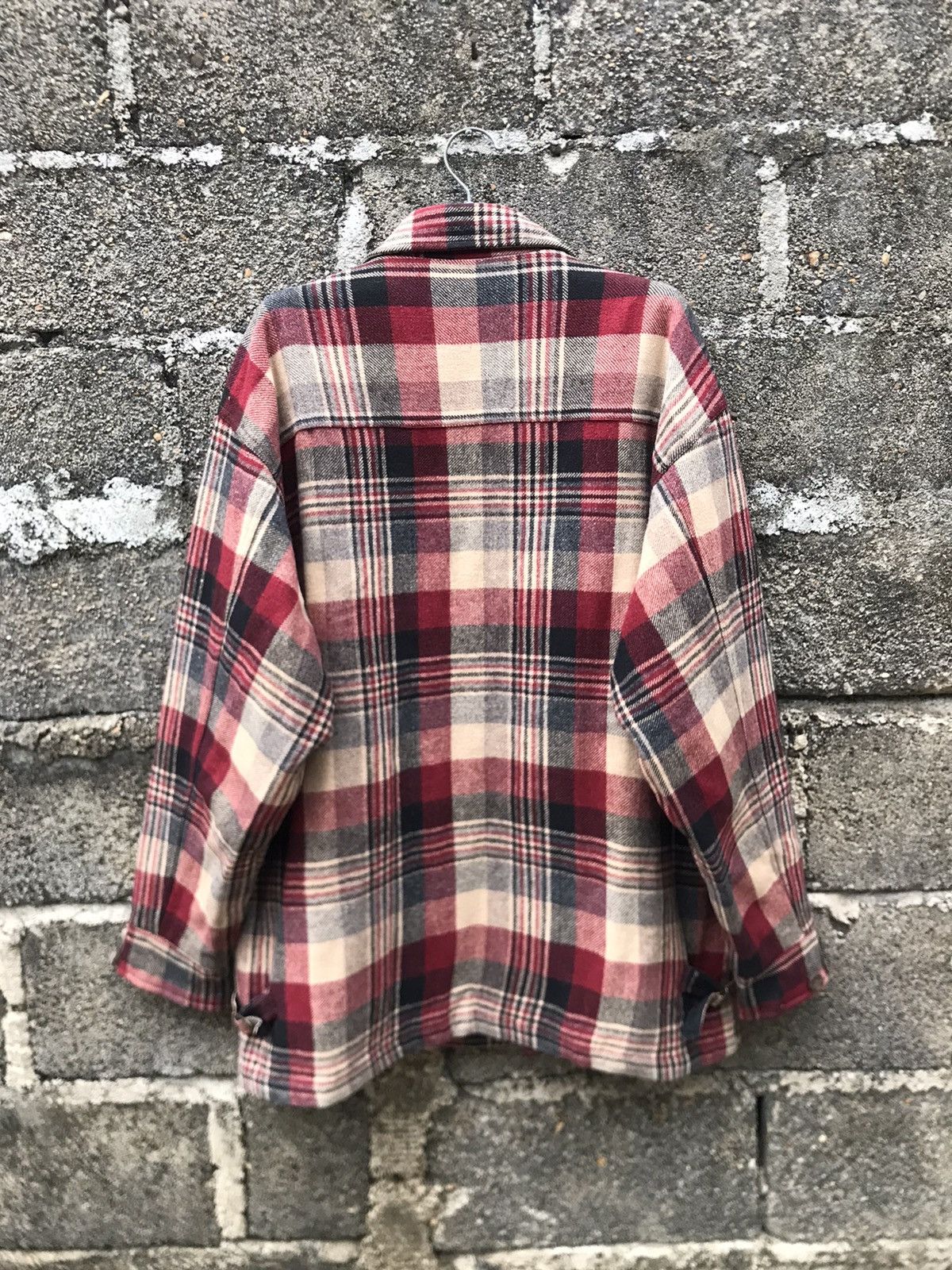 Japanese Brand ⚡️Vintage NPCA Flannel Wool Herrington Jacket Size US L / EU 52-54 / 3 - 12 Thumbnail