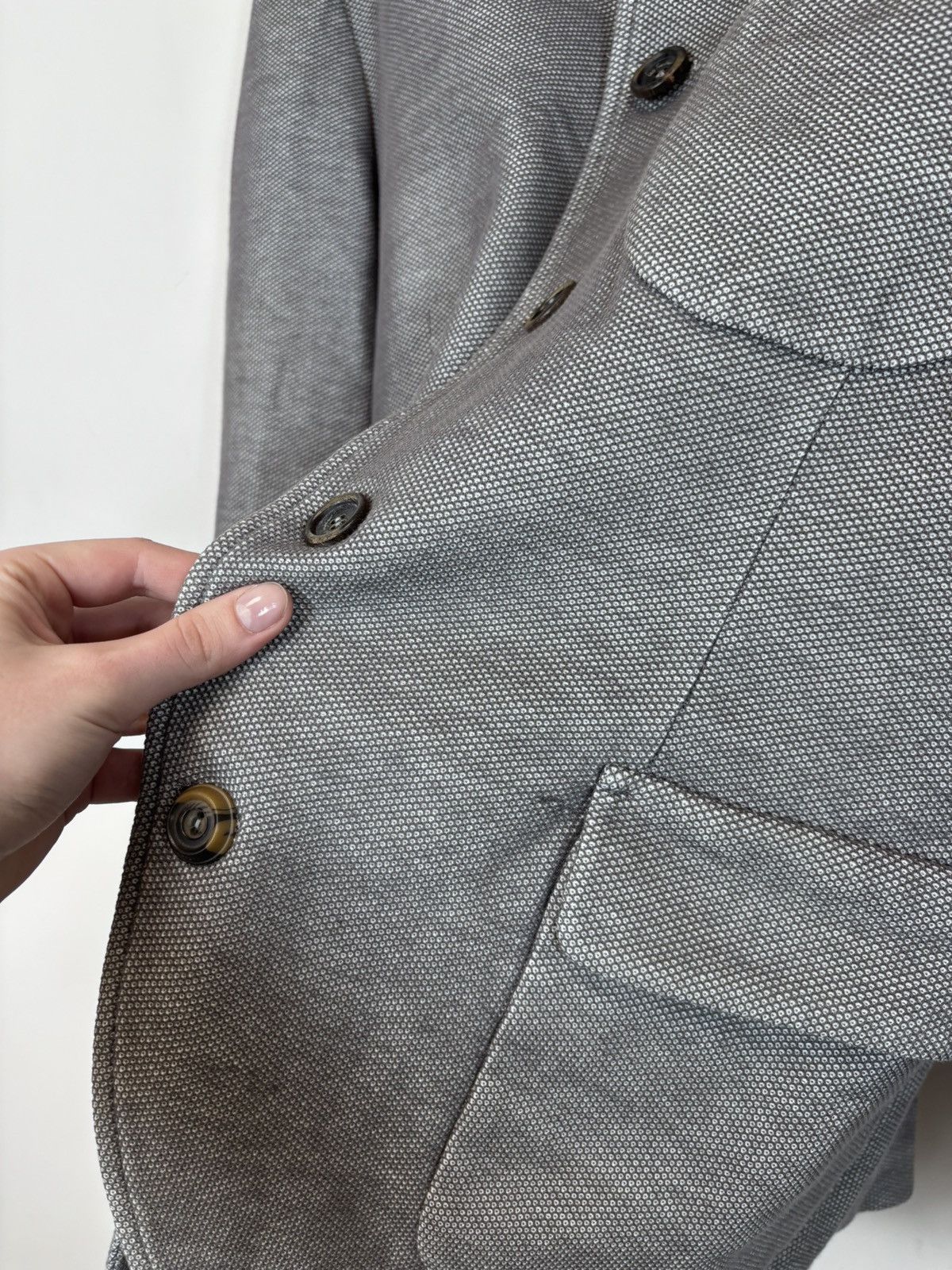 Other Luis Trenker Men’s Grey Stand Up Collar Jacket Coat Size US L / EU 52-54 / 3 - 21 Thumbnail
