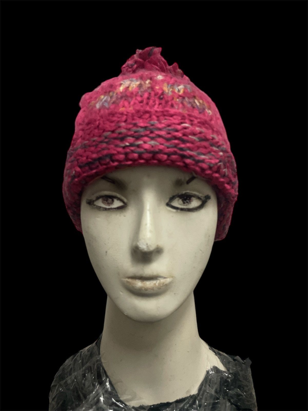 Japanese Brand × Vintage Beanie Hats Punk Bondage Style Size ONE SIZE - 3 Thumbnail