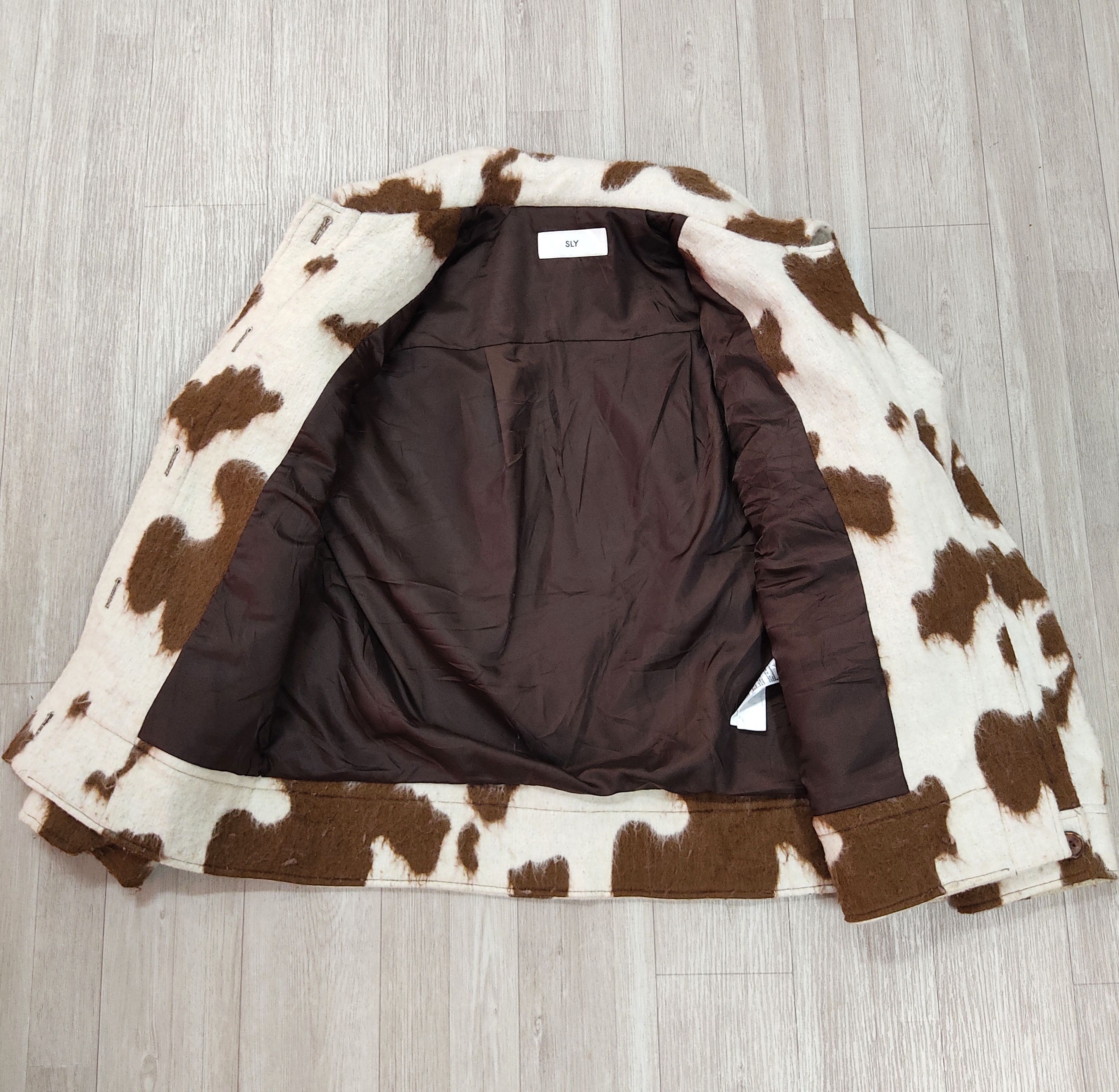 SLY SLY Cow Pony Shaggy Overshirt Wool Jacket Size US L / EU 52-54 / 3 - 9 Thumbnail