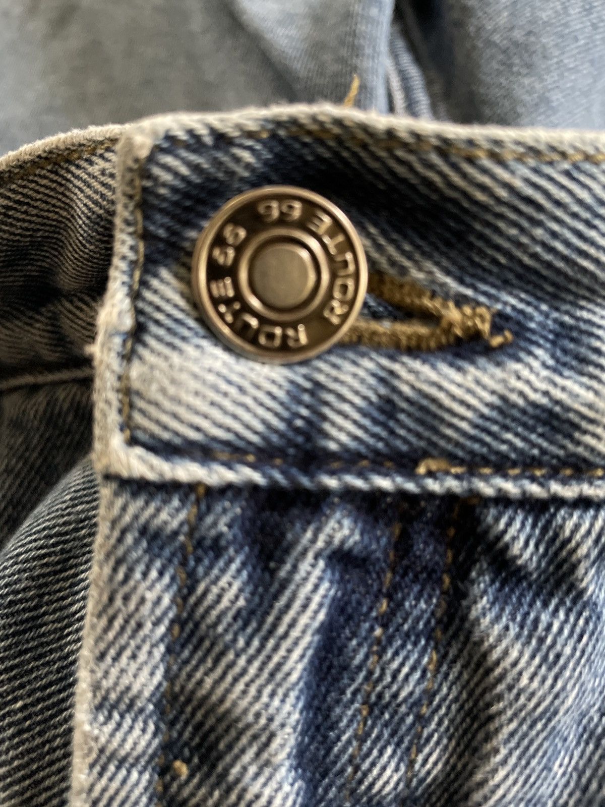Route 66 × Vintage Route 66 Jean Denim Shorts Jorts Skater relaxed fit vintage Size US 36 / EU 52 - 9 Thumbnail
