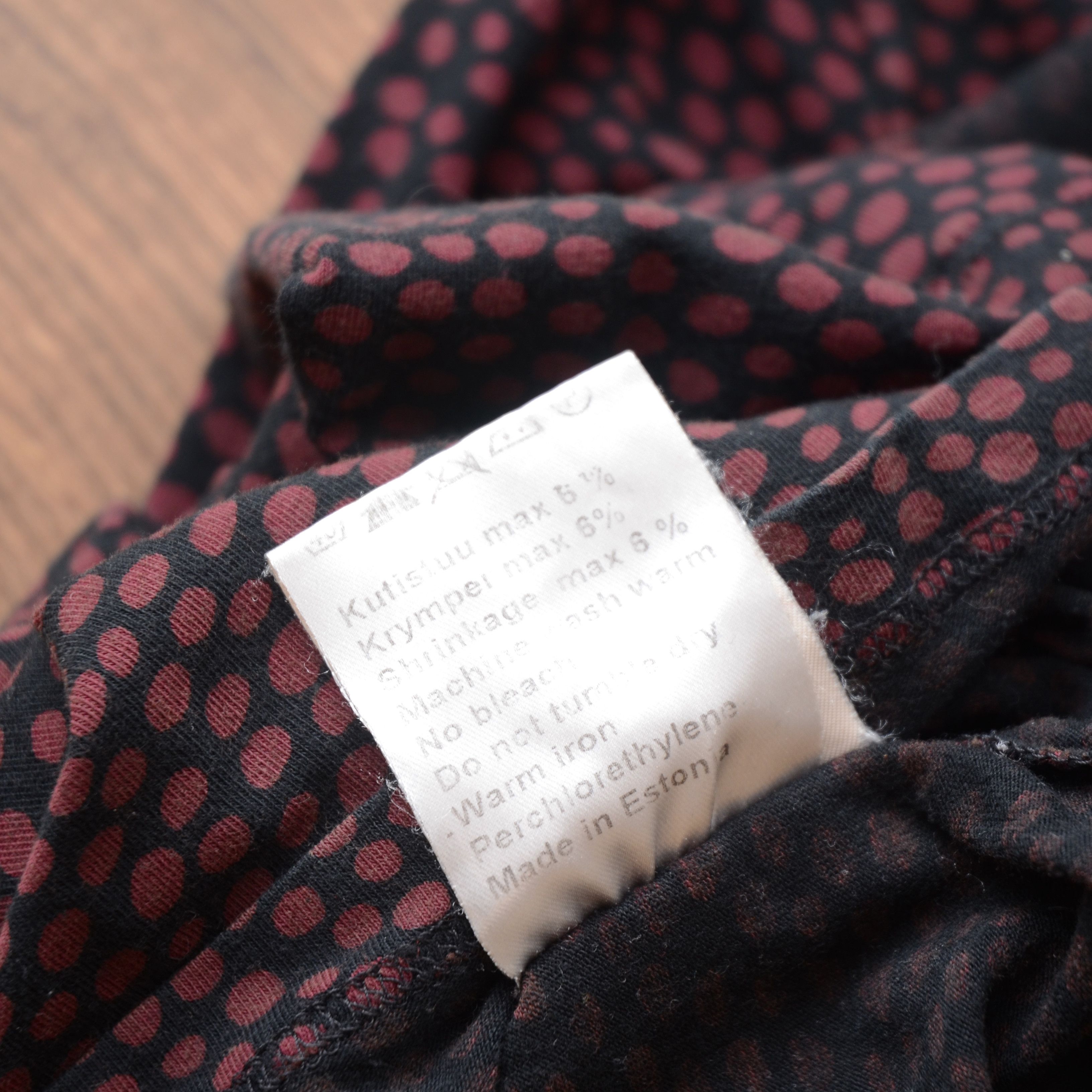 Marimekko MARIMEKKO Mika Piirainen Polla Dot Pullover Blouse size S Size S / US 4 / IT 40 - 13 Thumbnail