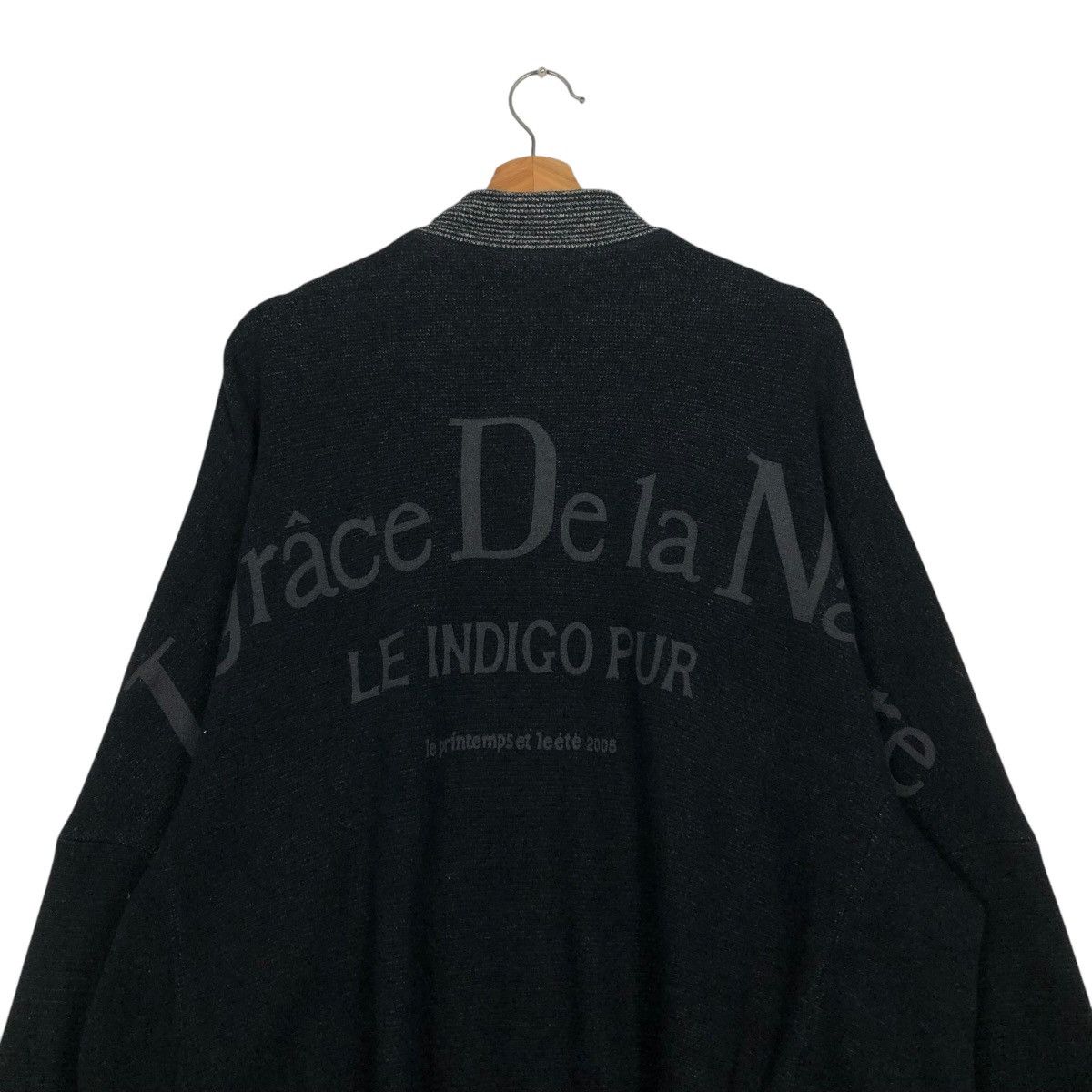 Japanese Brand 🔥VINTAGE BOMBER JACKET LE INDIGO PUR ISSEY MIYAKE Size US M / EU 48-50 / 2 - 11 Thumbnail