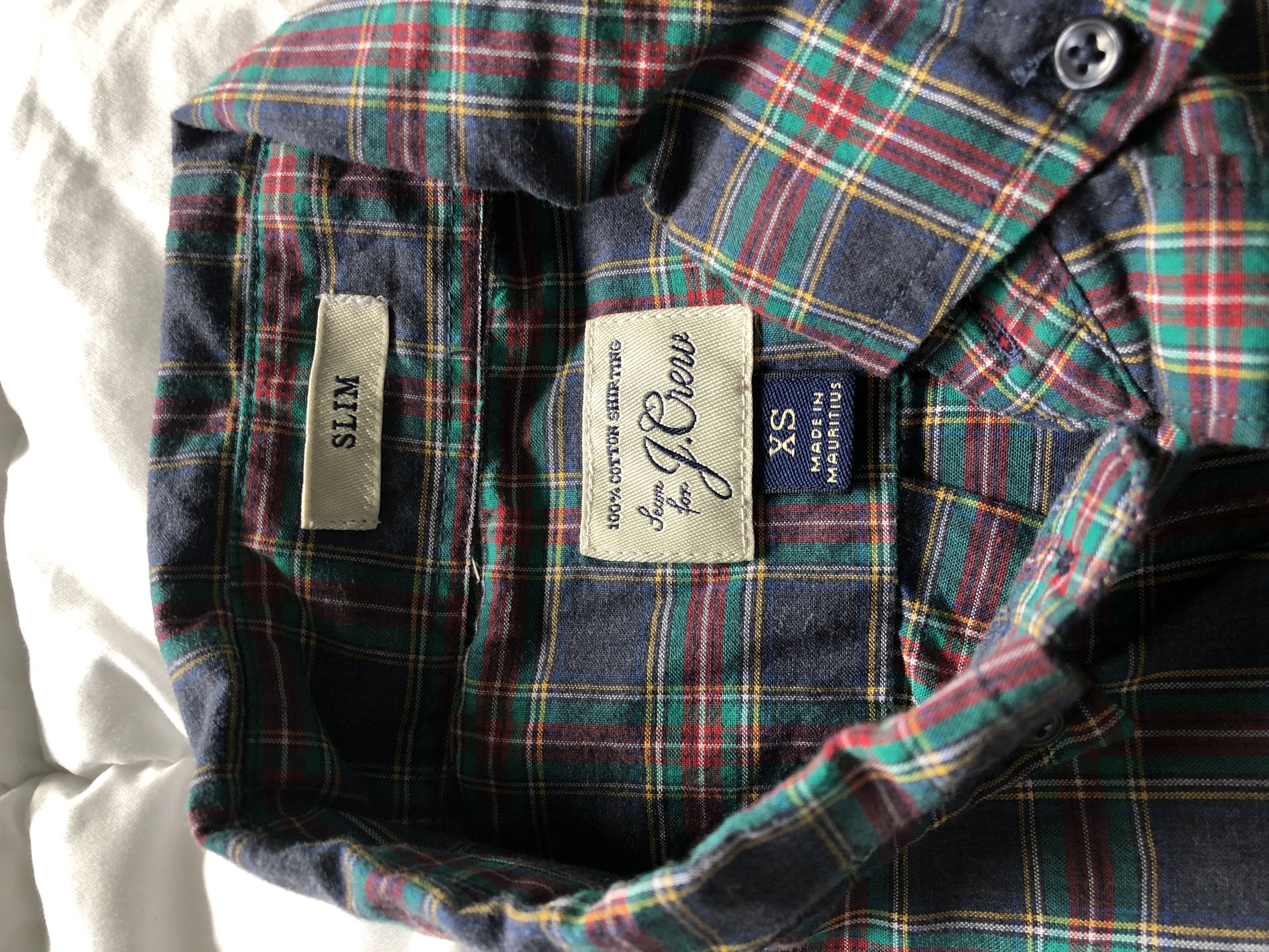 J.Crew Plaid Shirt Size US XS / EU 42 / 0 - 4 Thumbnail