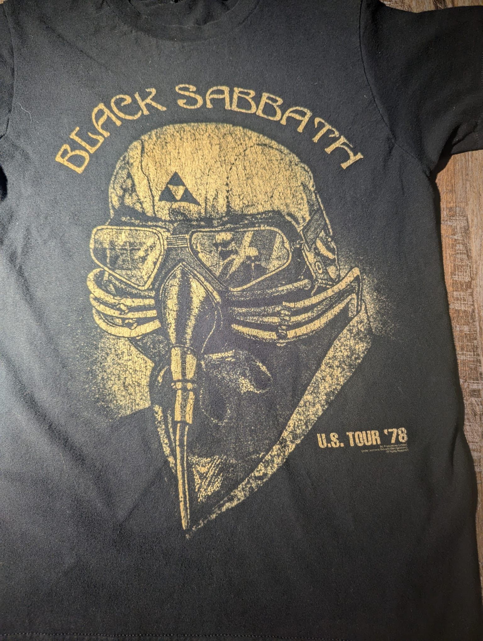 Tultex Vintage Black Sabbath U.S. Tour 1978 Licensed Graphic Tee Size US M / EU 48-50 / 2 - 1 Thumbnail