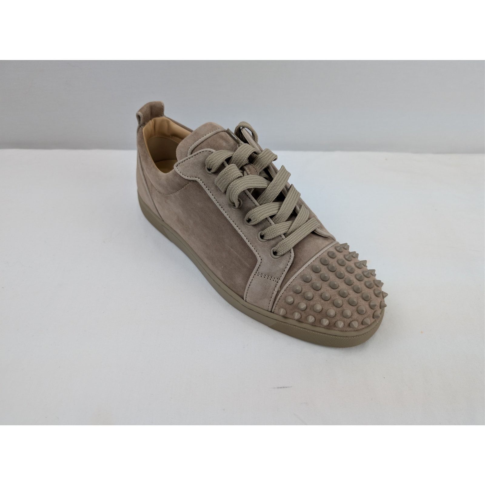 Christian Louboutin o1rshd1 Louis Junior Spikes Orlato Sneakers in Brown Size US 10 / EU 43 - 3 Thumbnail