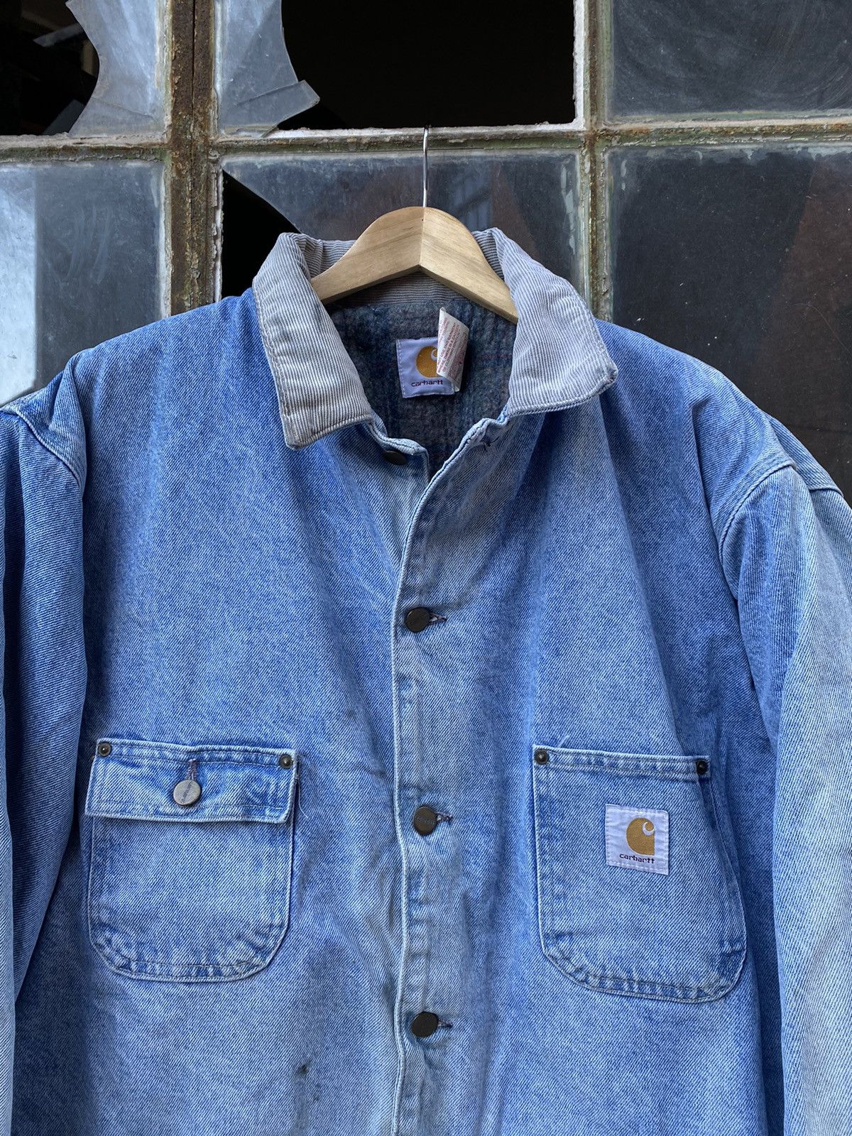 Carhartt × Vintage Carhartt Chore Jacket 90’ Streetwear USA Size US XXL / EU 58 / 5 - 5 Thumbnail