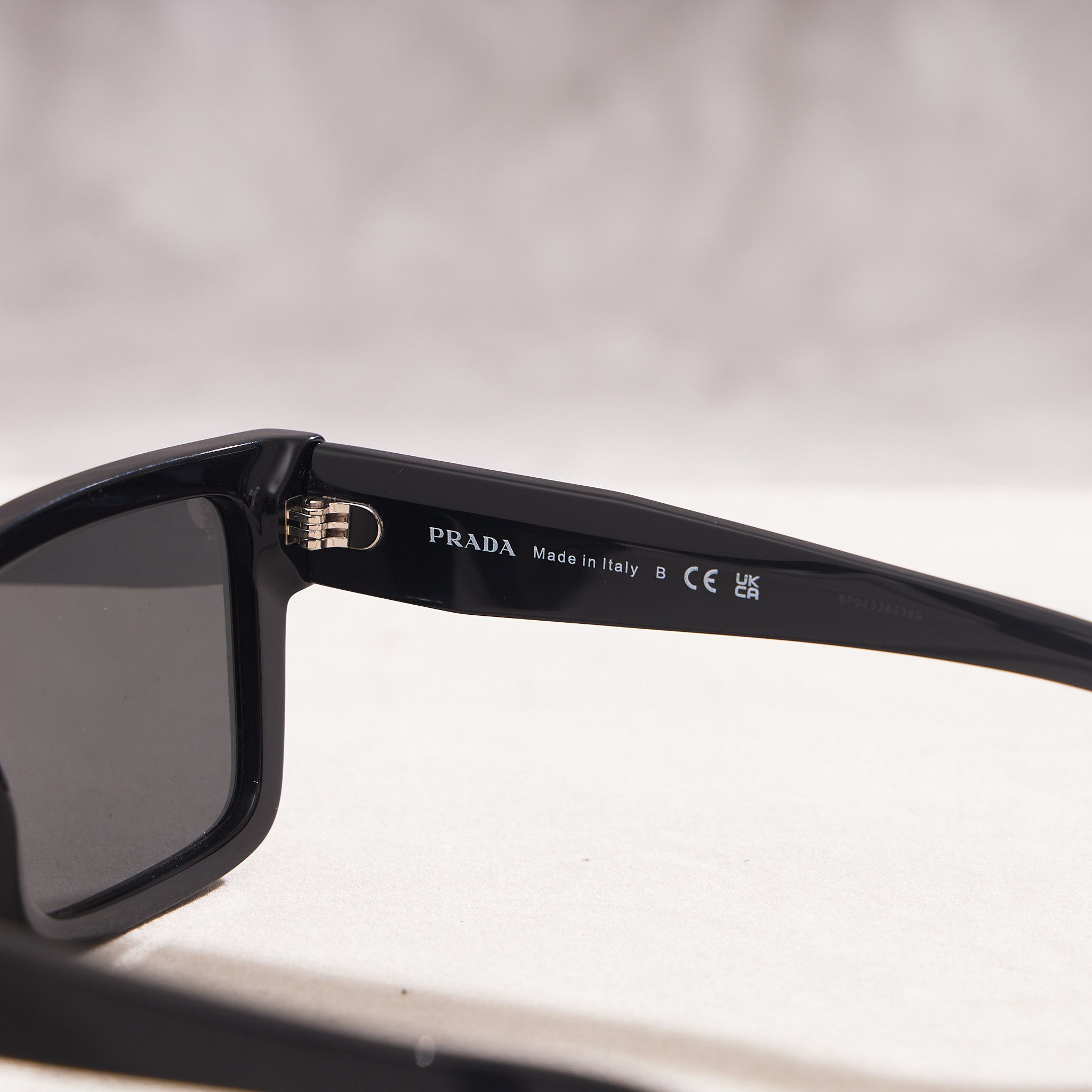 Prada PRADA OPR 19WS 1AB5S0 Sunglasses BLACK Size ONE SIZE - 8 Thumbnail