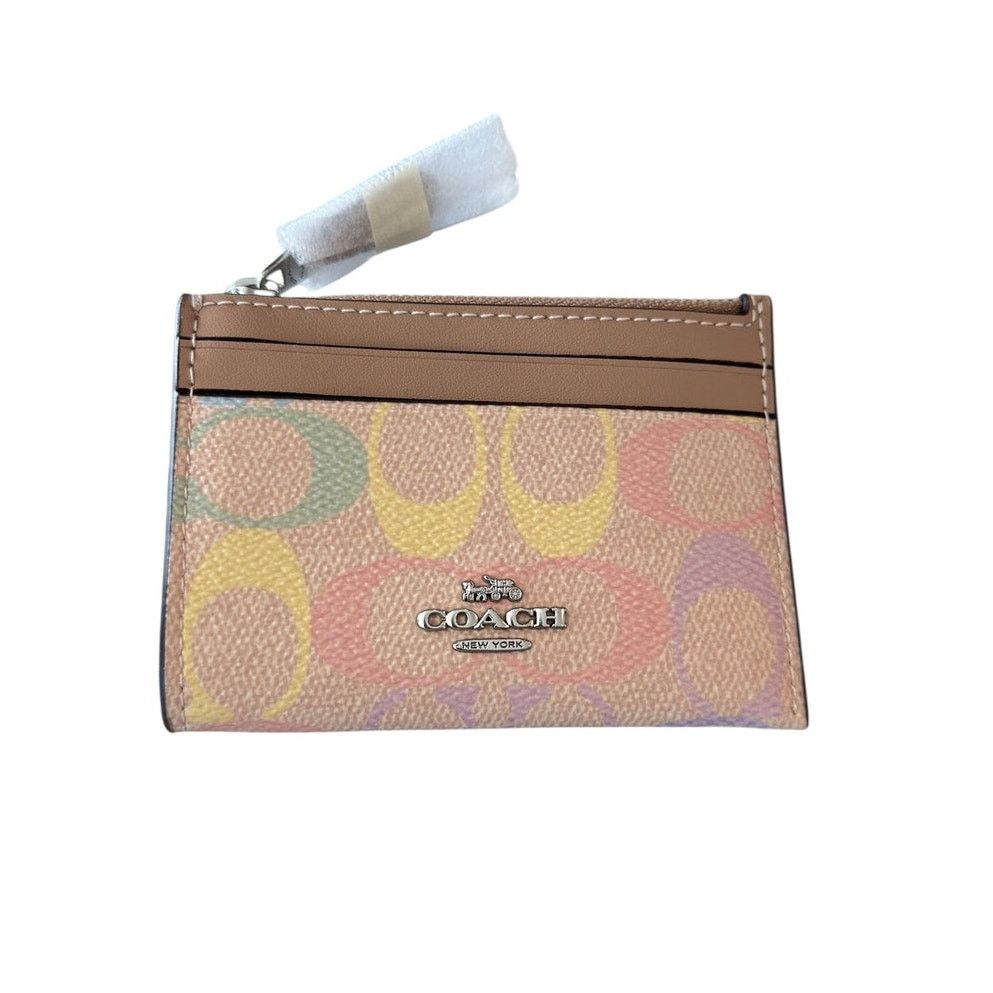 Coach Coach Mini Skinny Id Window Case with key ring Size ONE SIZE - 1 Thumbnail