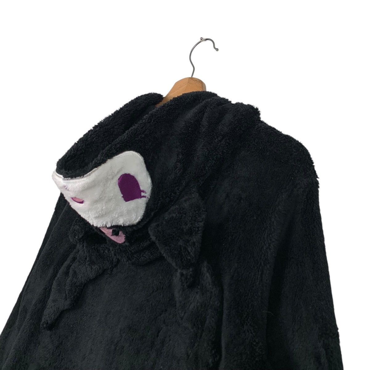 Anime KUROMI Face Zipper Fleece Hoodies #2070-C90 Size L / US 10 / IT 46 - 9 Thumbnail
