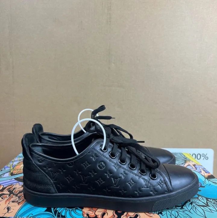 Louis Vuitton Louis Vuitton Black Casual Sneakers -2508 Size US 6.5 / EU 39-40 - 7 Thumbnail