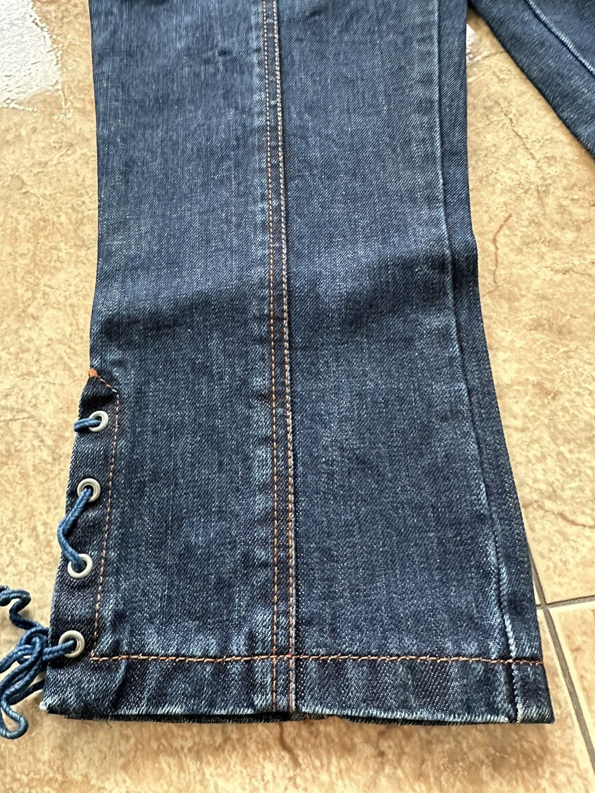 Jean Paul Gaultier JPG high waisted bondage jeans Size 24" / US 00 / IT 34 - 2 Thumbnail