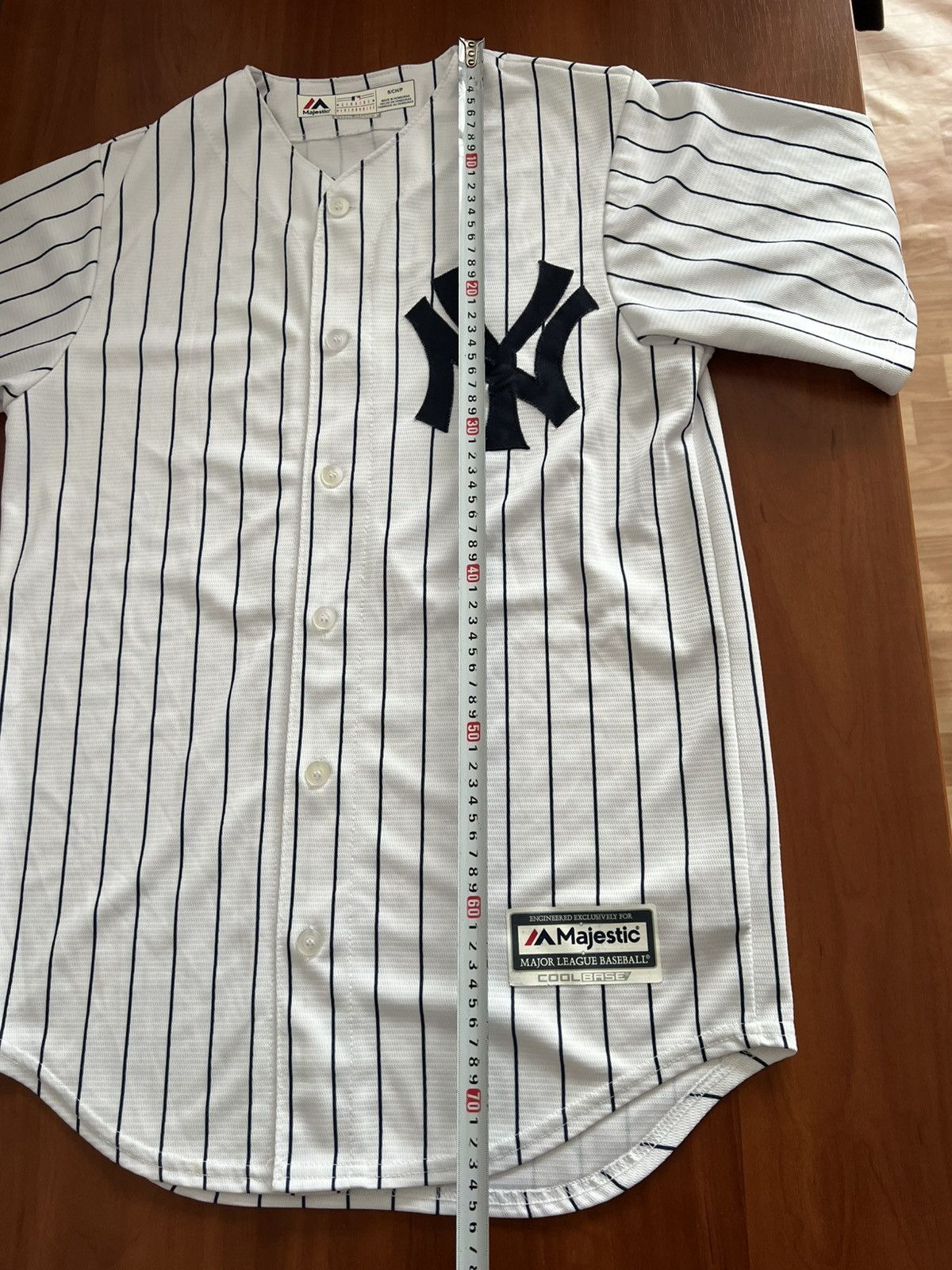 Majestic NY NEW YORK YANKEES #99 AARON JUDGE MLB BASEBALL JERSEYSHIRT Size US S / EU 44-46 / 1 - 16 Thumbnail