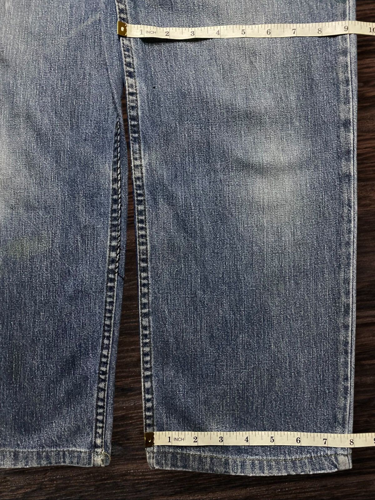 Levi's Vintage Levis 509 Japan White Tab Distressed Loose Jeans Size US 26 / EU 42 - 15 Thumbnail