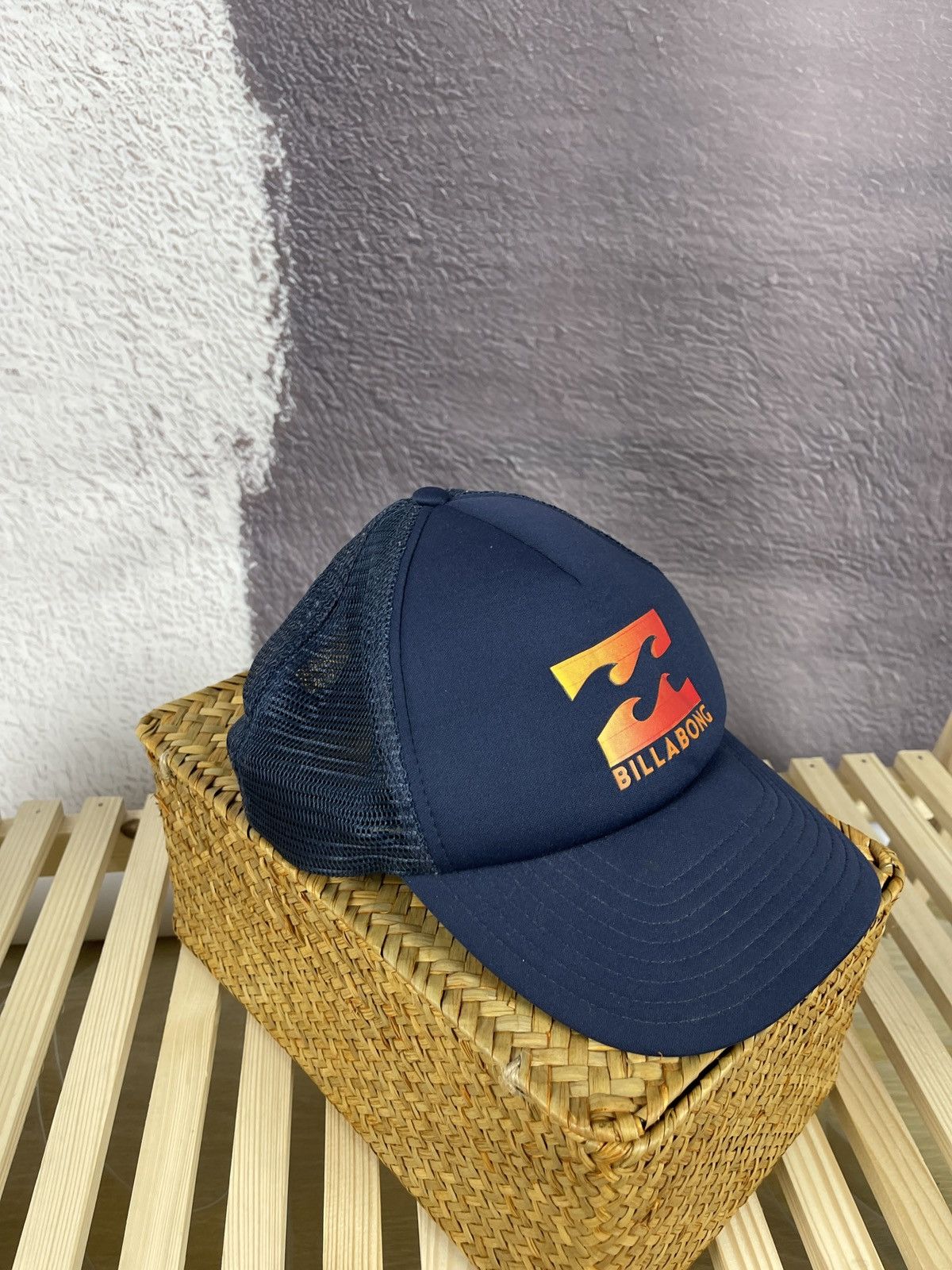 Billabong Billabong vintage surf style big logo trucker cap Size ONE SIZE - 3 Thumbnail