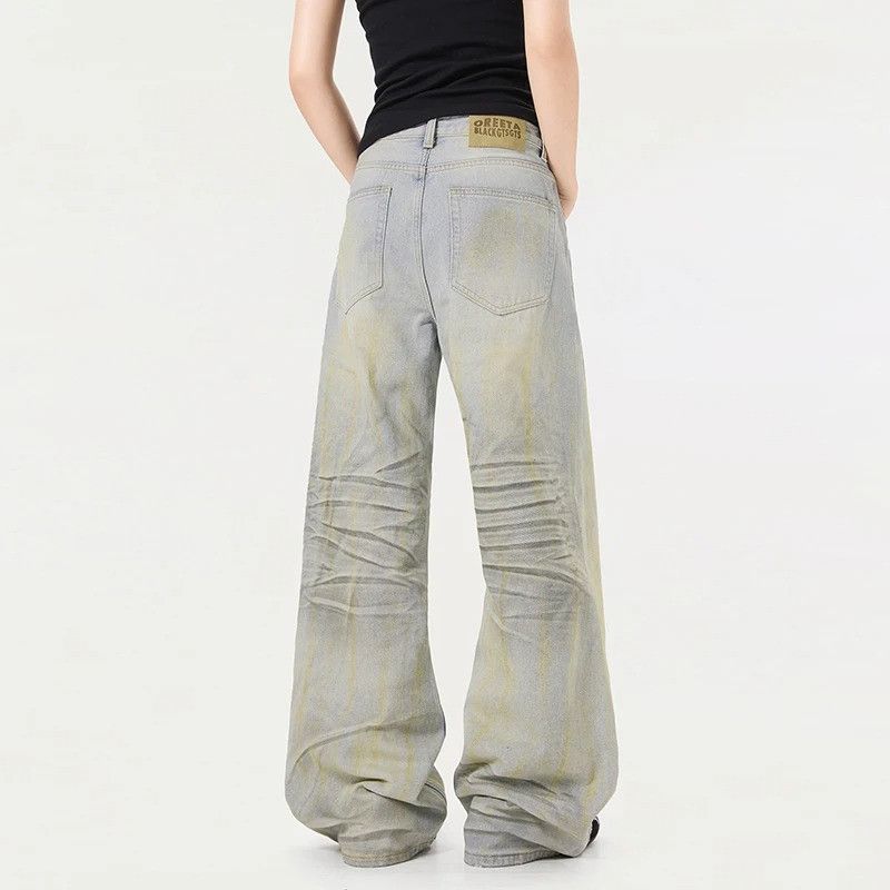 Jean American Loose Wide Leg Jeans Size US 33 - 2 Thumbnail