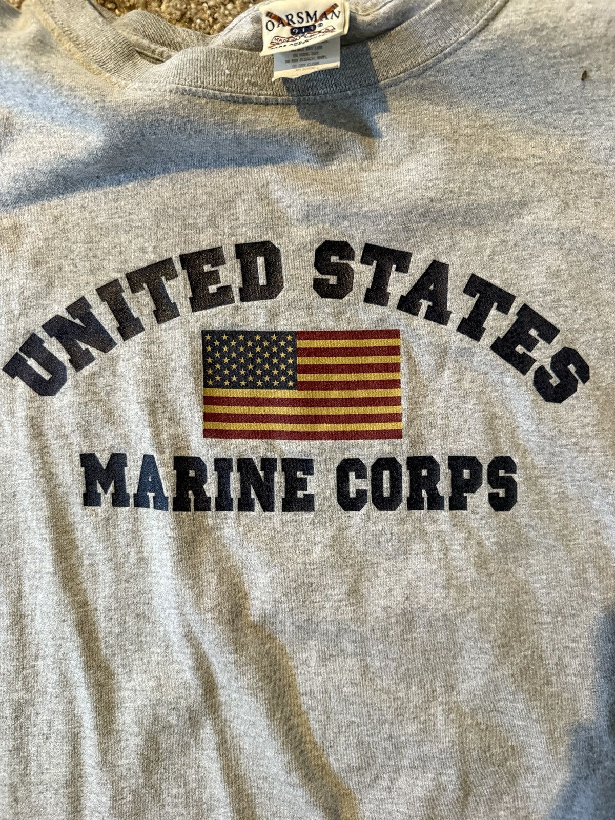 Vintage Oarsman marine corps long sleeve Size US XL / EU 56 / 4 - 2 Thumbnail