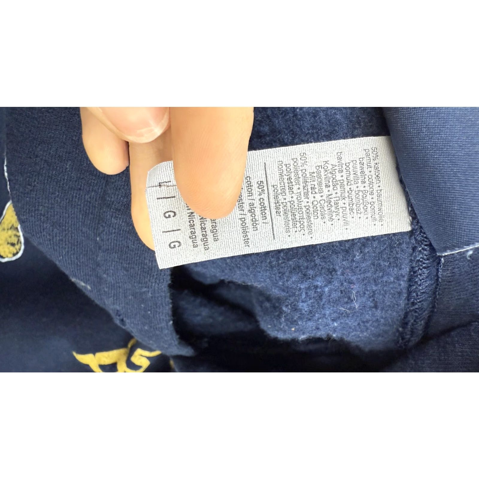 Disney Disney Hoodies Oregon Tech Mickey Mouse College Pullover Sweatshirt Mens Large Navy Blue Shirt Size US L / EU 52-54 / 3 - 7 Thumbnail