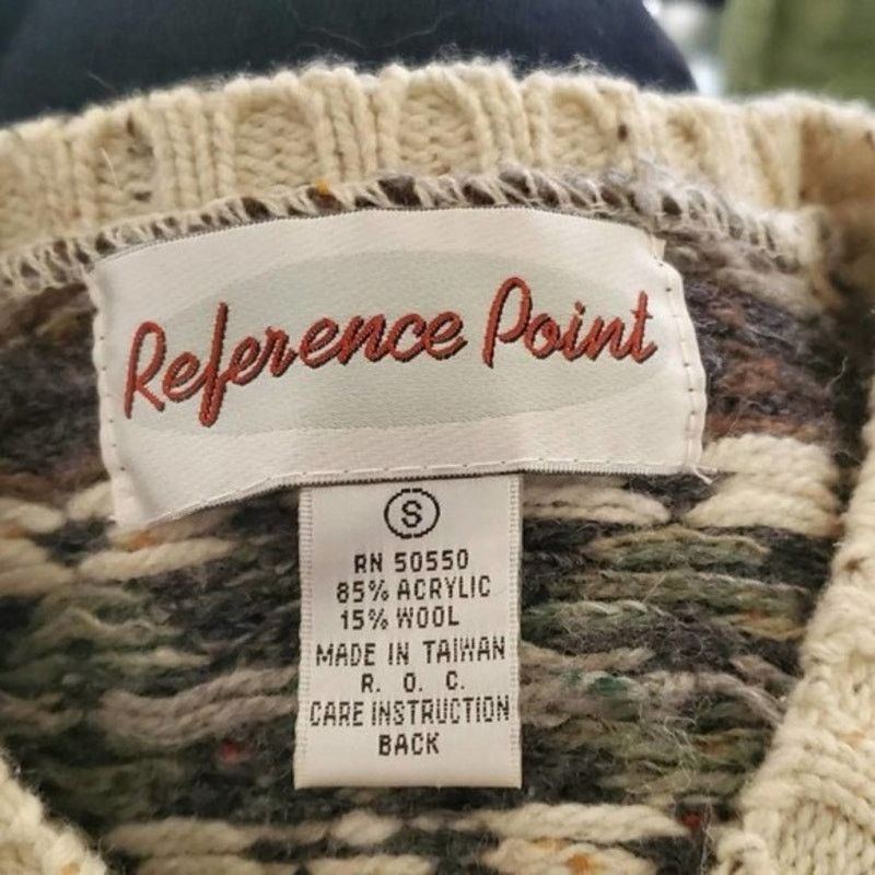 Vintage Vintage 90’s Chunky Knit Reference Point Sweater - S Size S / US 4 / IT 40 - 8 Thumbnail