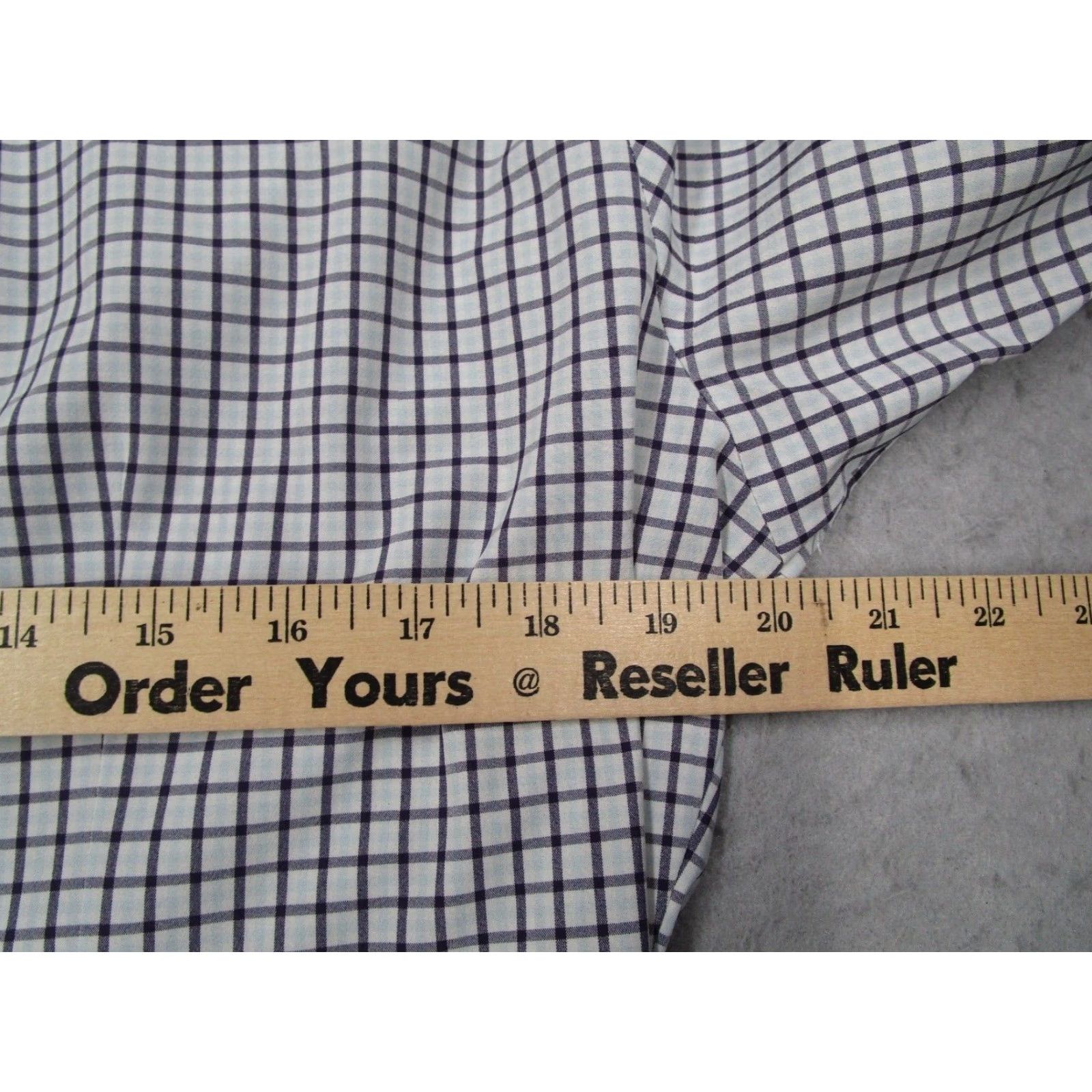 Mizzen+Main Mizzen+Main Shirt Mens Medium Trim Fit Purple Check Performance Work Made in USA Size US M / EU 48-50 / 2 - 6 Thumbnail