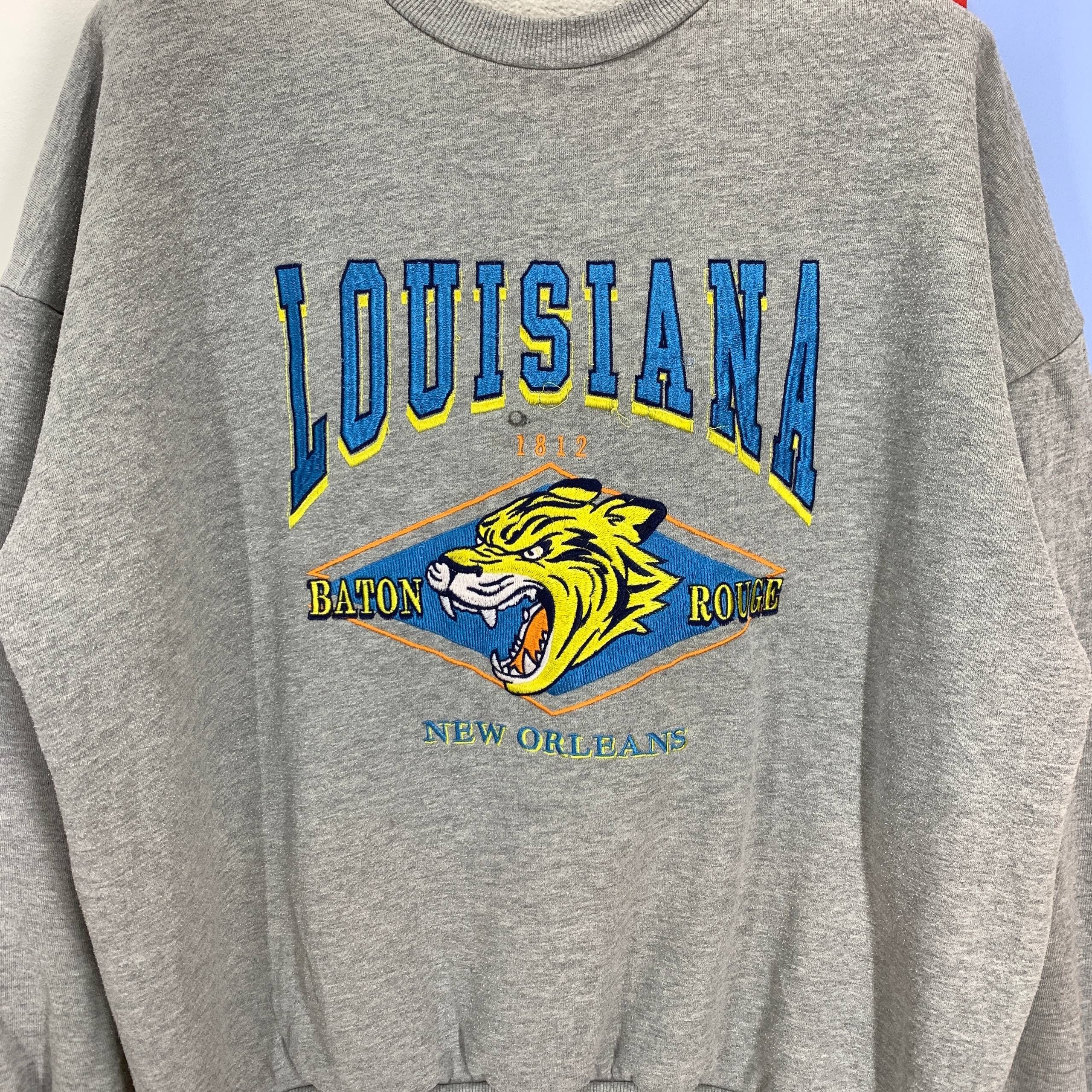Japanese Brand LOUISIANA by WEGO Oversized Sweatshirt #2591/W Size US M / EU 48-50 / 2 - 2 Thumbnail