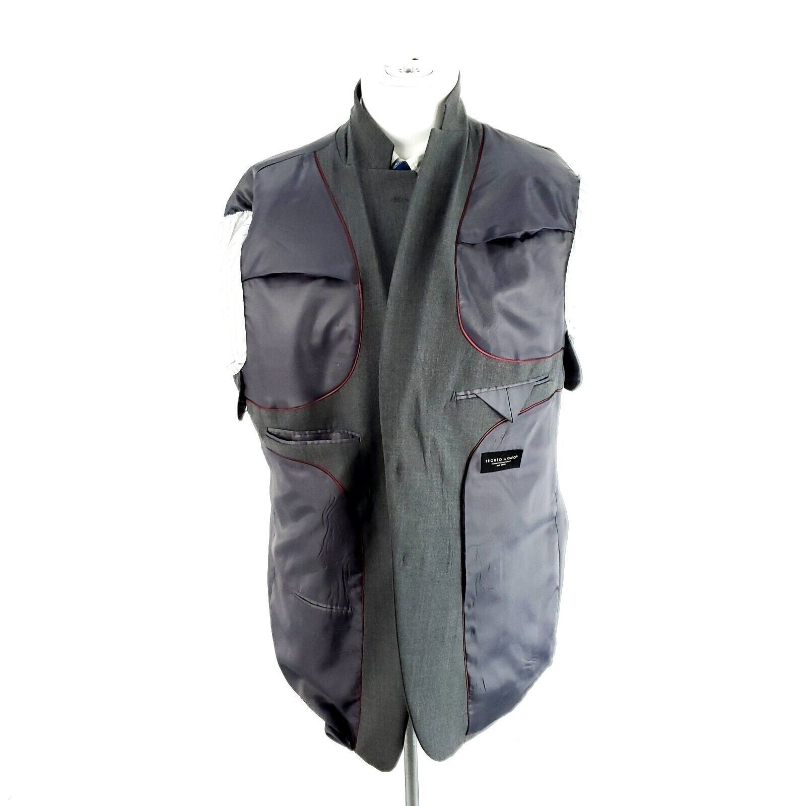 Pronto Uomo Pronto Uomo Wool Polyester 2 Button Suit Jacket 42R Or Slim Size 42R - 9 Thumbnail